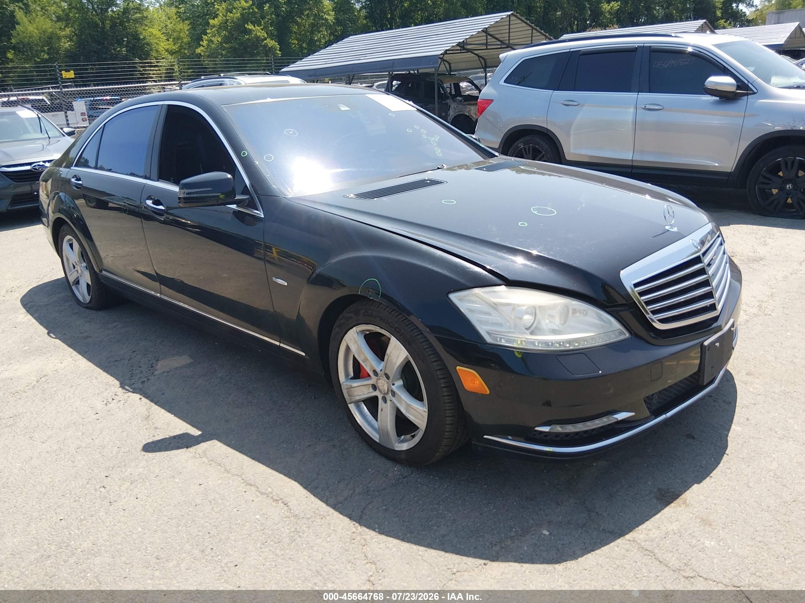 2012 Mercedes-Benz S 550, VIN WDDNG9EB5CA478127 — Hail