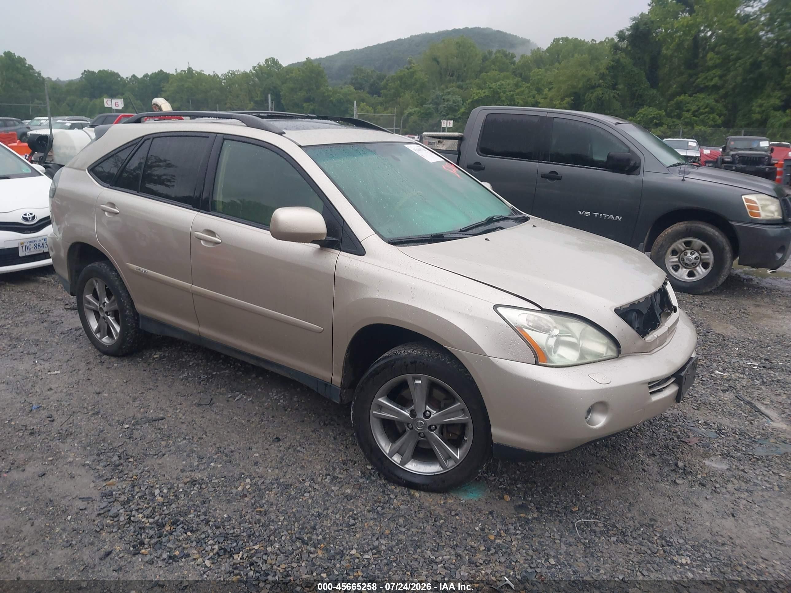 2007 Lexus RX 400h, VIN JTJHW31U172032584 — Front end