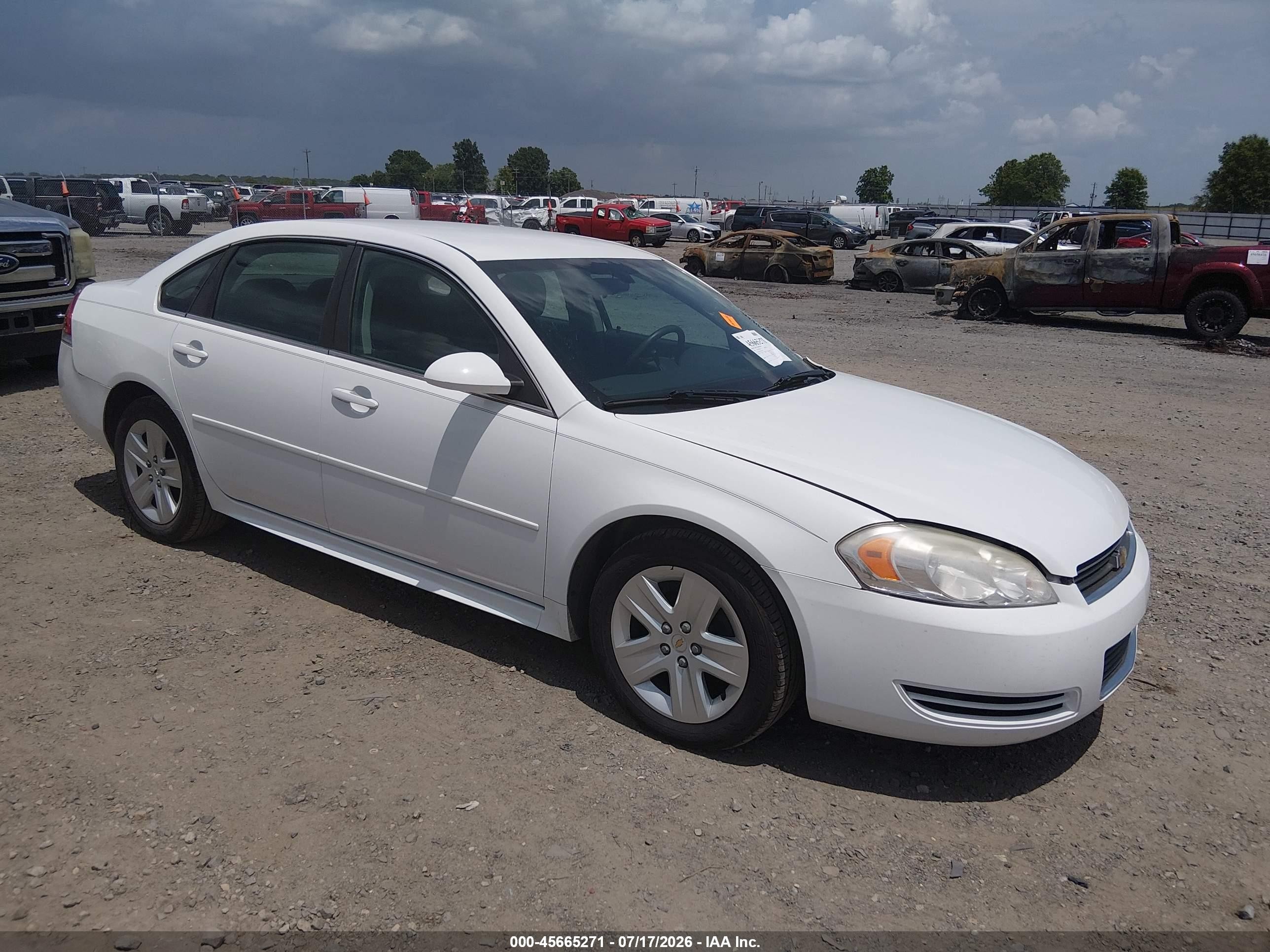 2010 Chevrolet Impala LS, VIN 2G1WA5EK6A1259962 — Side