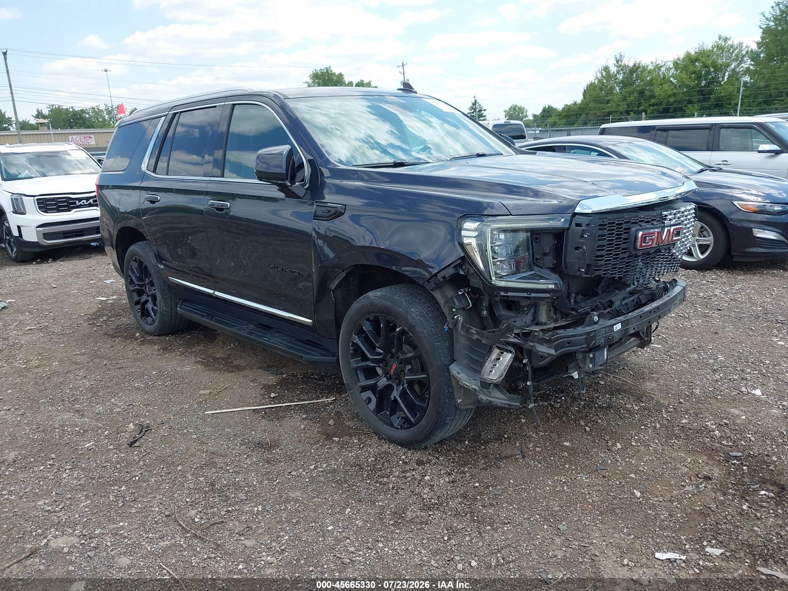 2023 GMC Yukon SLT, VIN 1GKS2BKD9PR273558 — Front end
