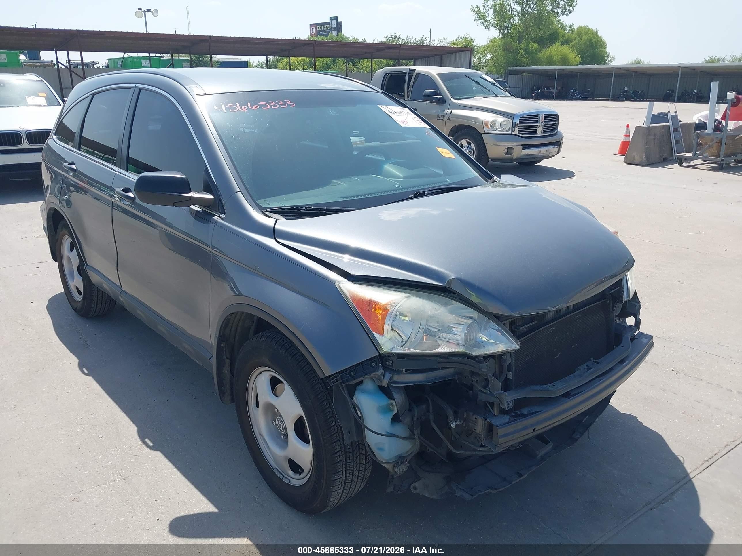 2011 Honda CR-V LX, VIN 3CZRE3H37BG702608 — Front end