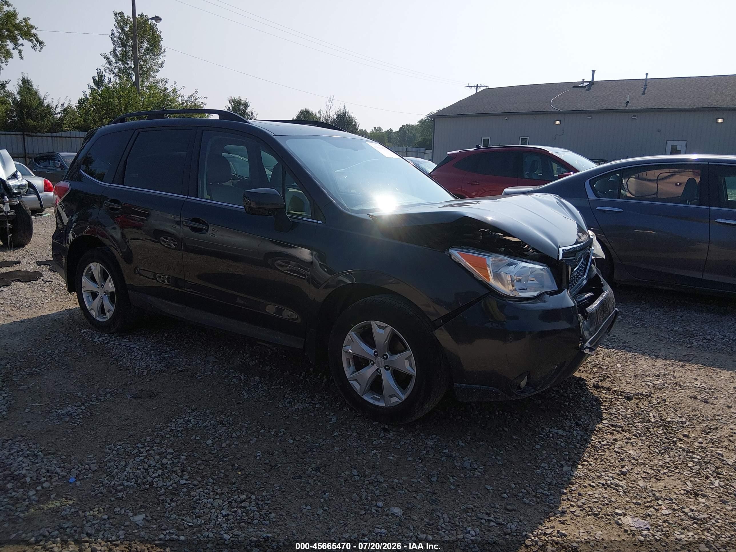 2014 Subaru Forester Limited, VIN JF2SJAHC2EH530202 — Front end