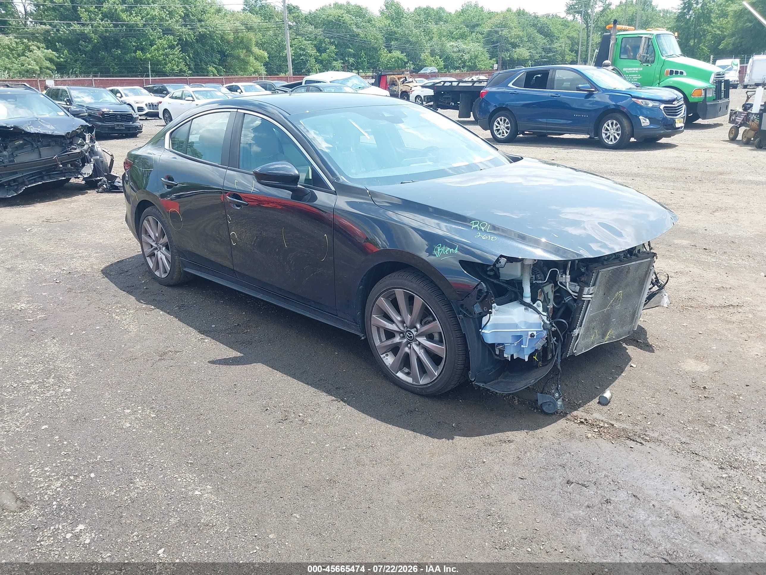 2019 Mazda 3 Select, VIN 3MZBPAAL0KM105282 — Front end