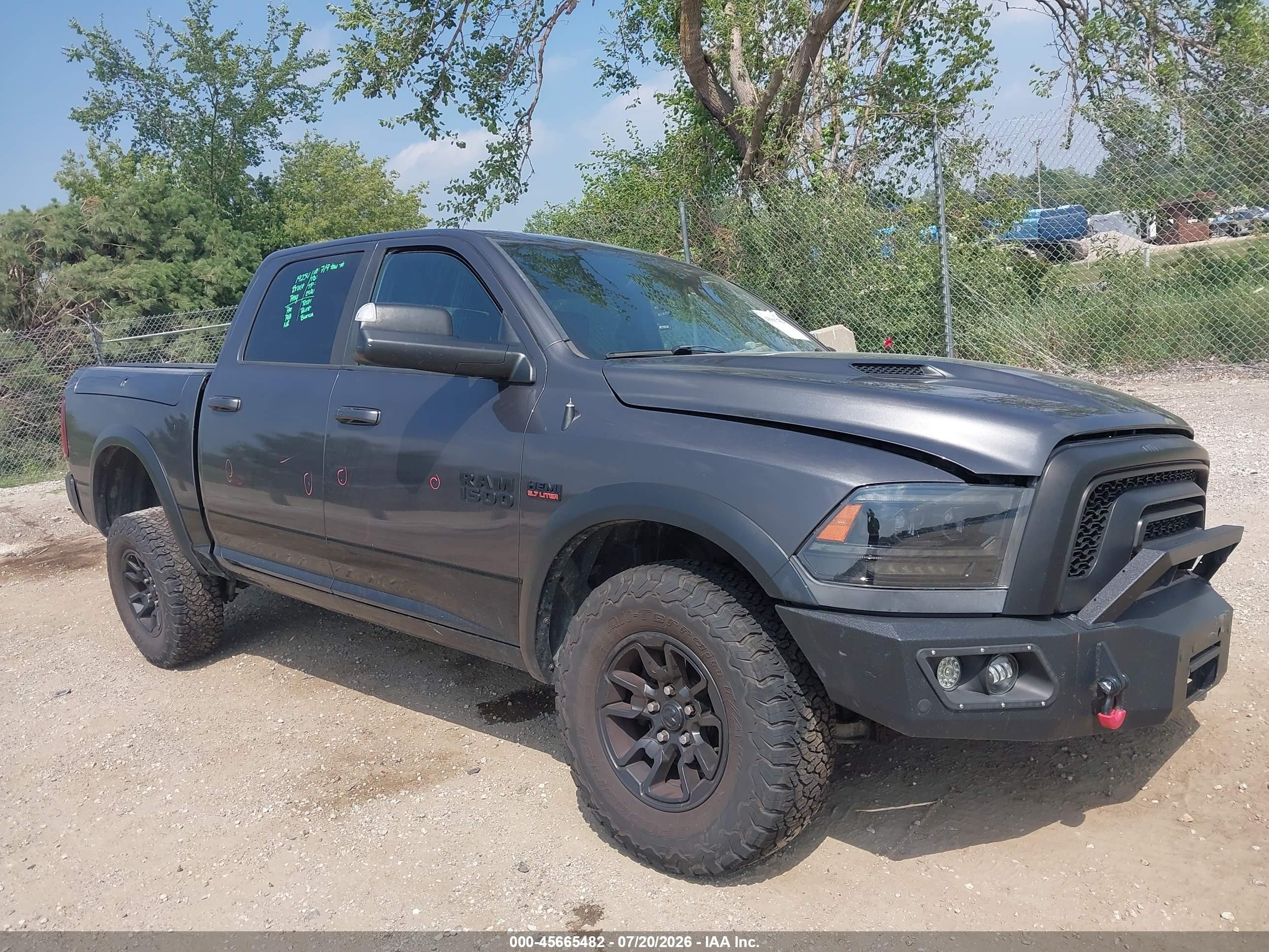2017 Ram 1500 Rebel, VIN 1C6RR7YT4HS740727 — Undercarriage