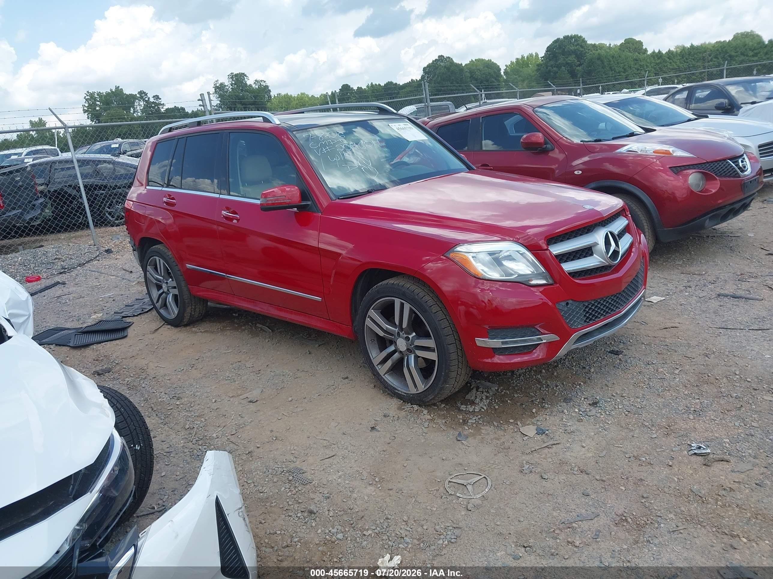 2014 Mercedes-Benz GLK 350, VIN WDCGG5HBXEG209624 — Rear end