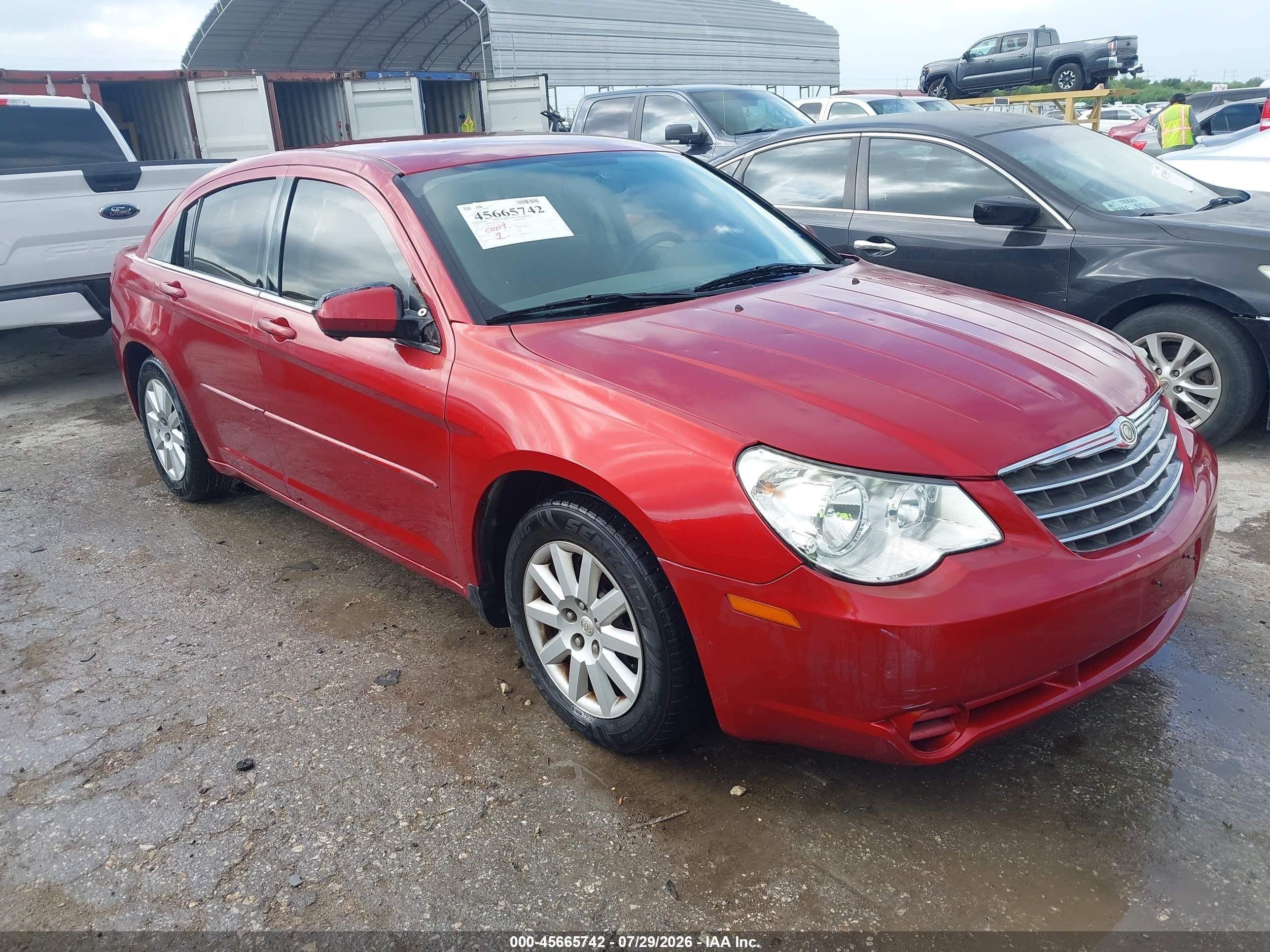 2007 Chrysler Sebring, VIN 1C3LC46K47N556396 — Normal wear
