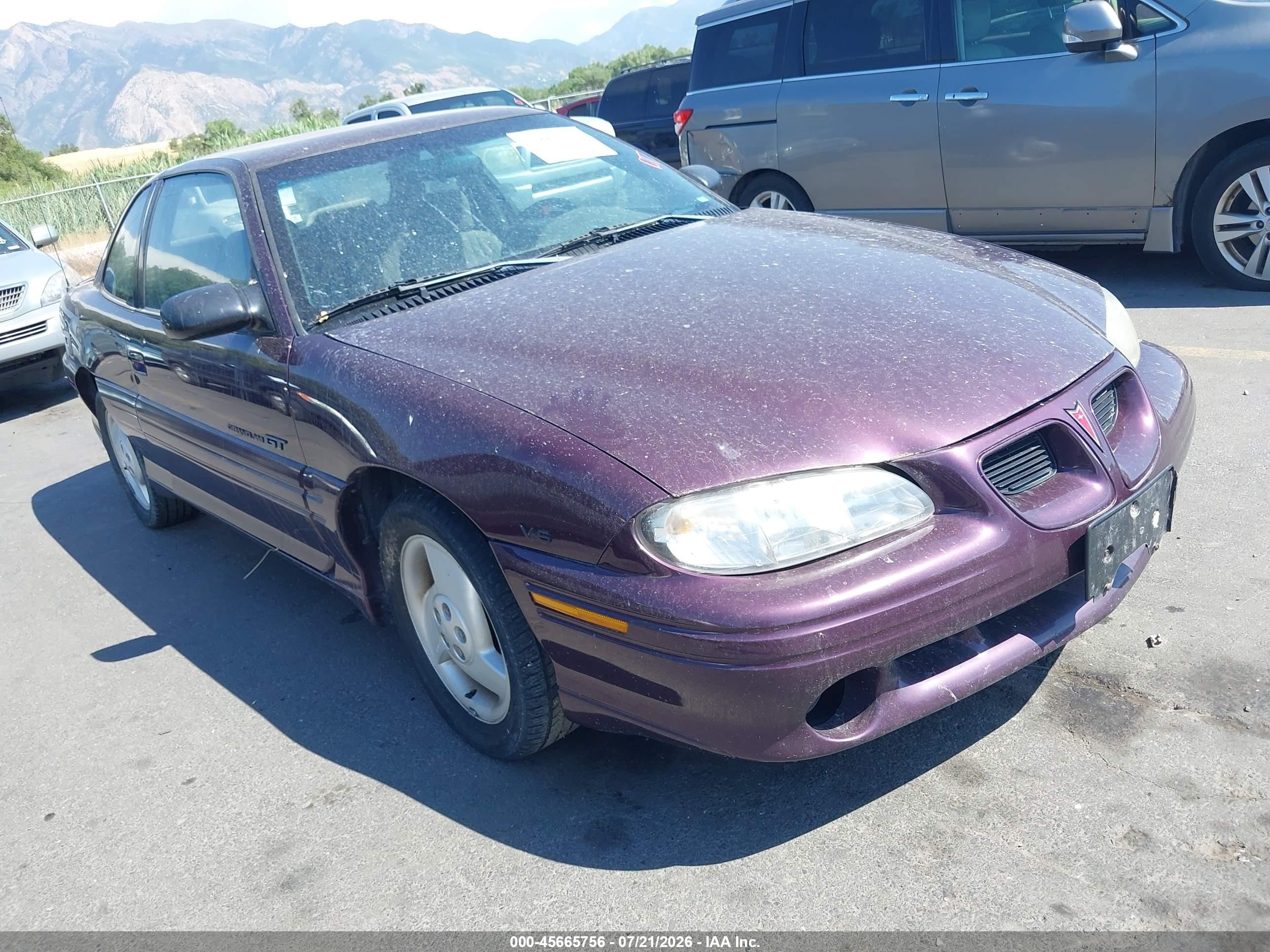 1998 Pontiac Grand Am, VIN 1G2NW12M7WC726802 — Normal wear