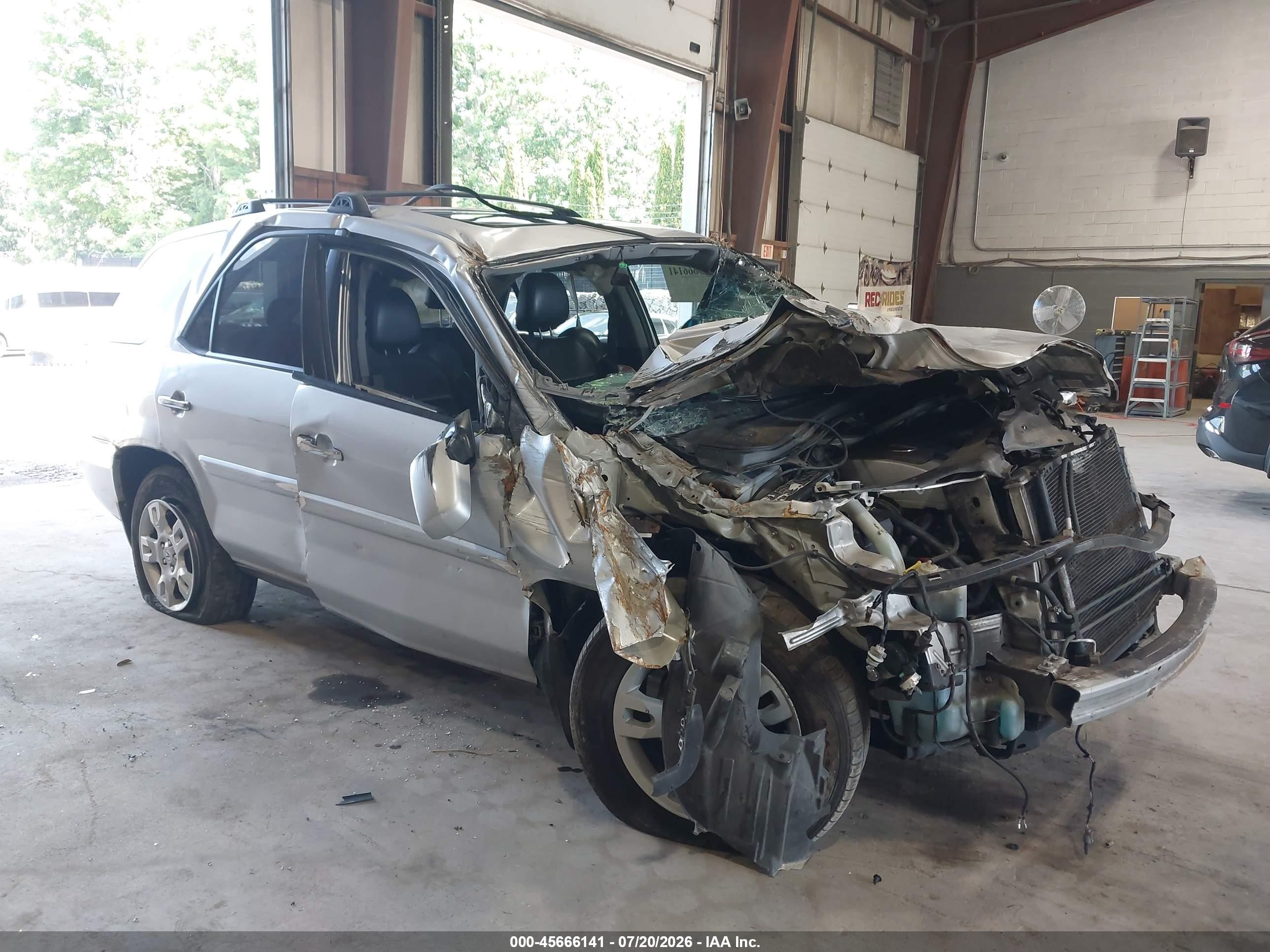 2005 Acura MDX Touring, VIN 2HNYD18895H555730 — По всему кузову