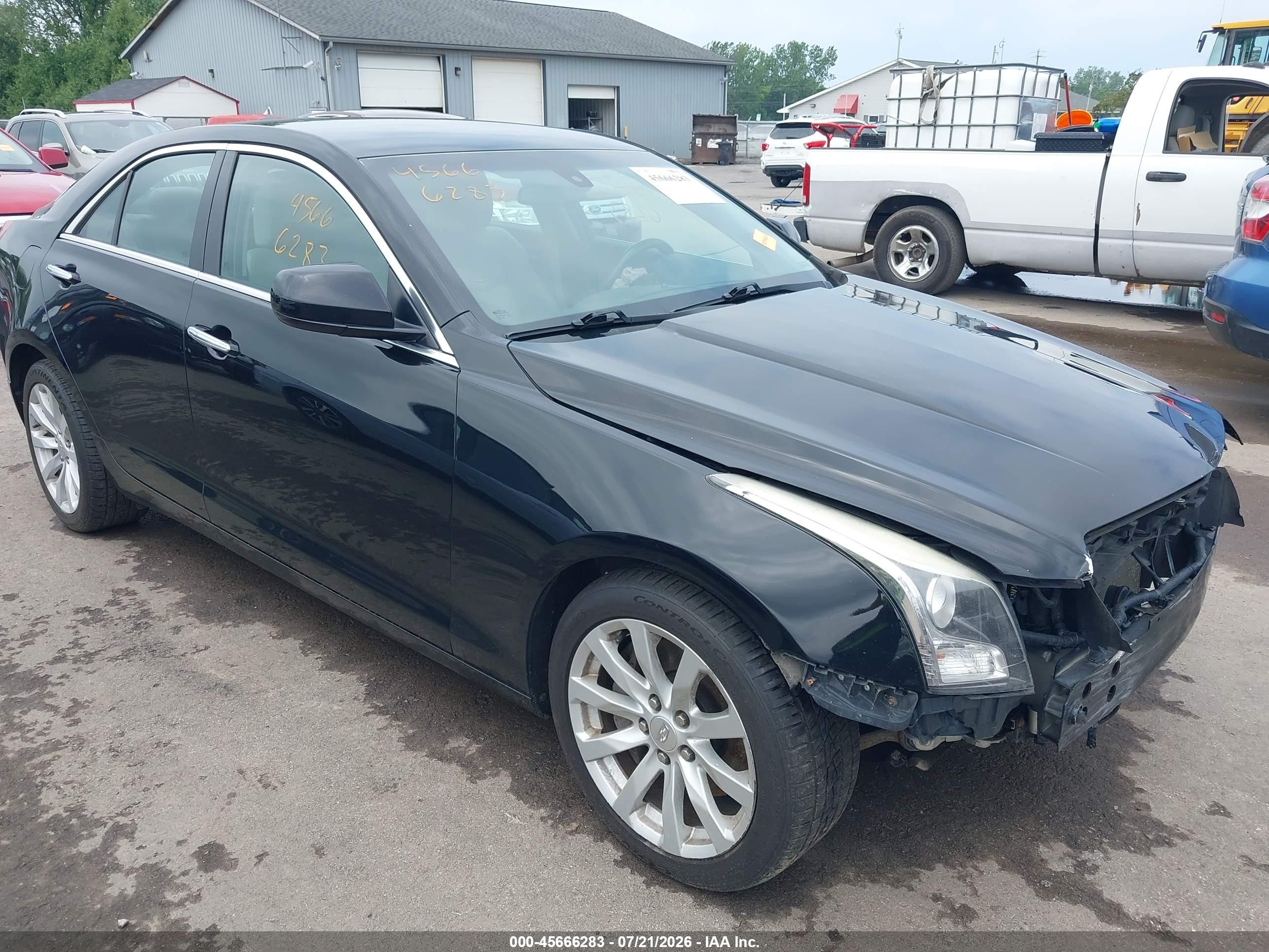 2017 Cadillac ATS AWD, VIN 1G6AG5RX2H0113007 — Front end