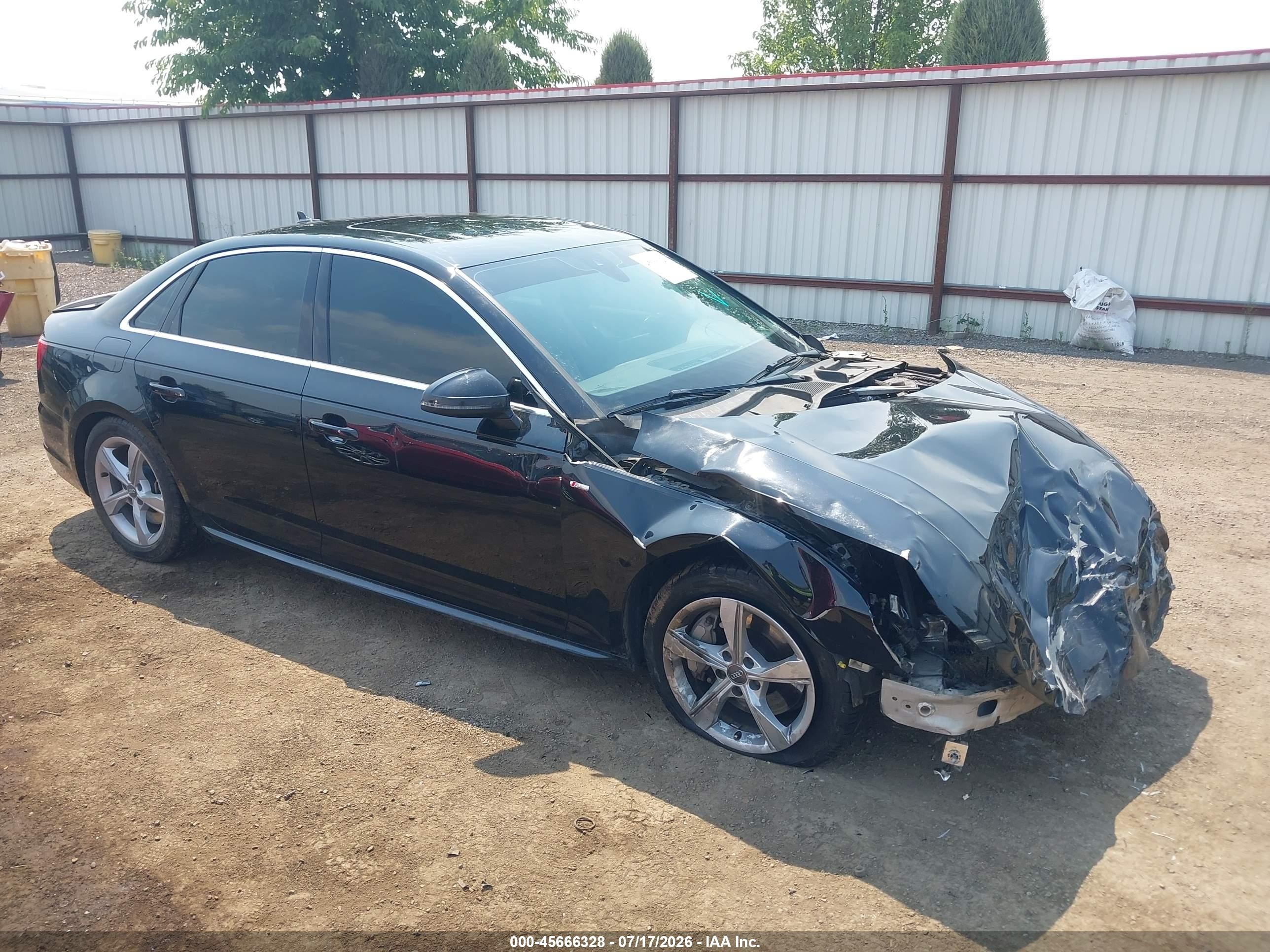 2019 Audi A4 Premium, VIN WAUDNAF48KA035351 — Front end