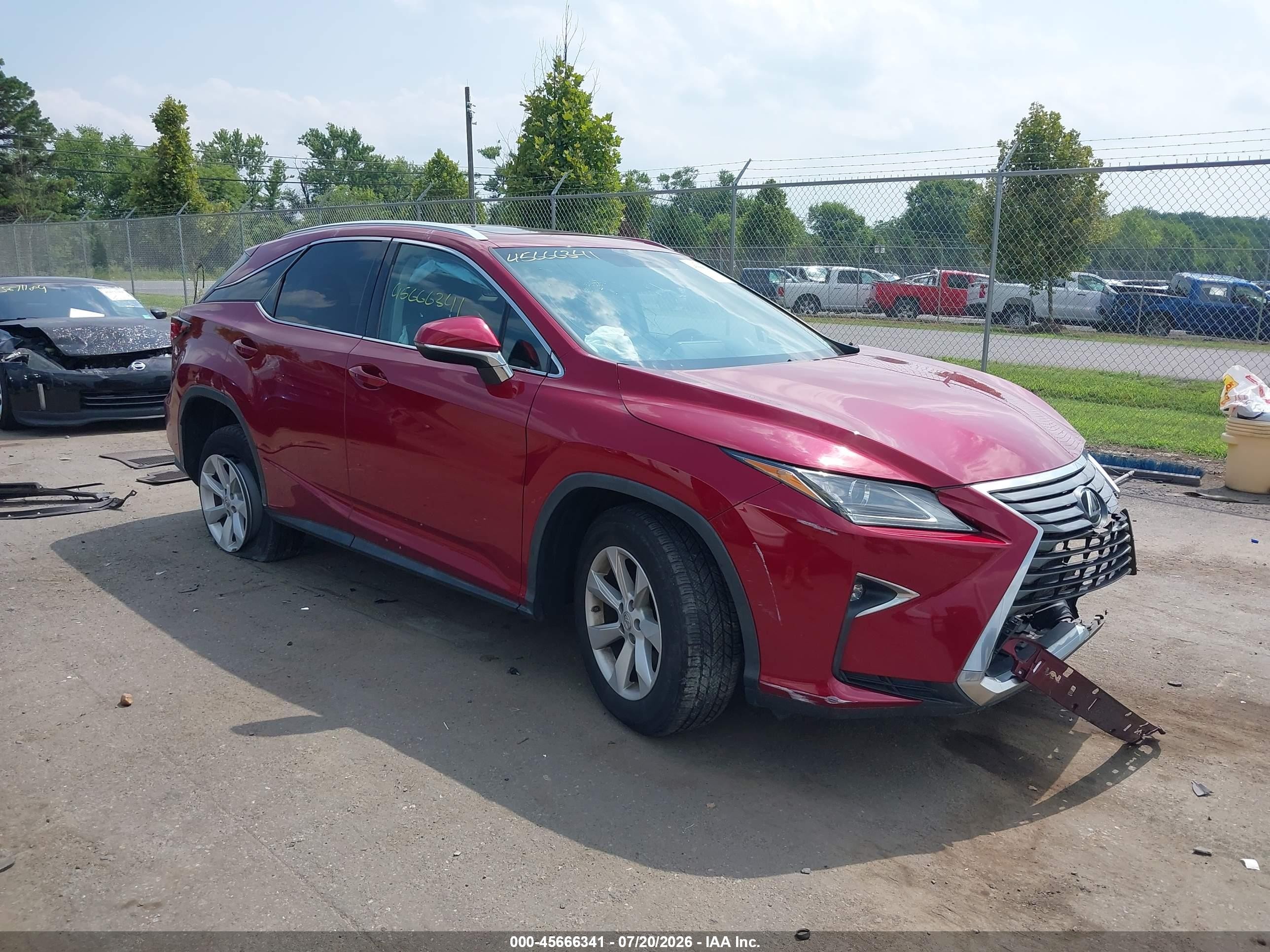 2016 Lexus RX 350, VIN 2T2BZMCA6GC001465 — Front end