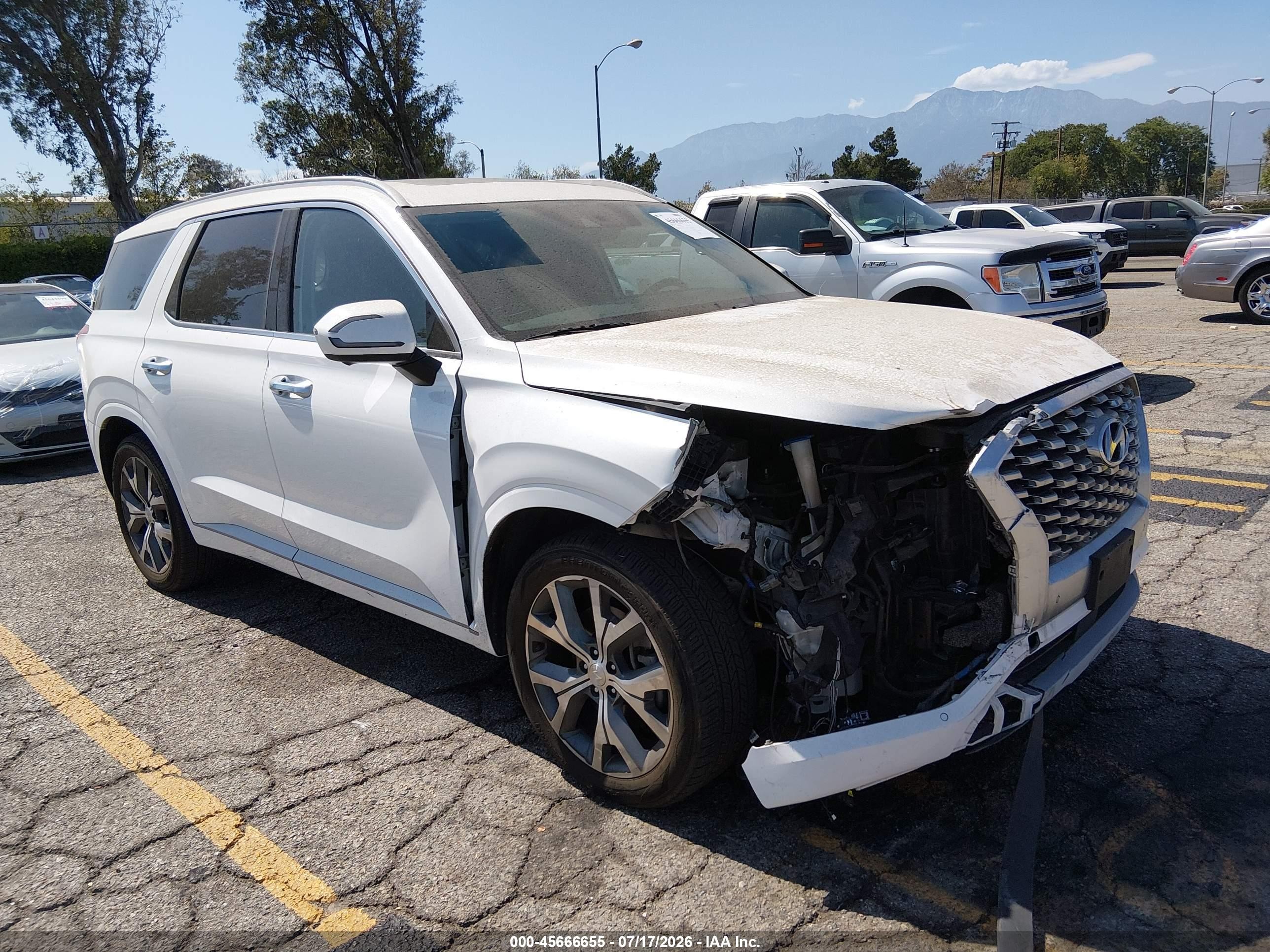 2021 Hyundai Palisade Limited, VIN KM8R54HE4MU200406 — Front end