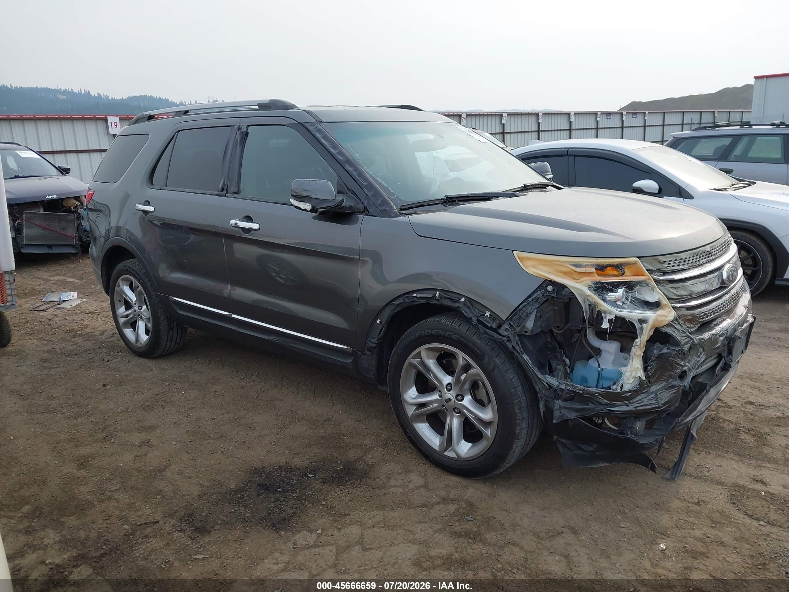 2015 Ford Explorer Limited, VIN 1FM5K8F82FGA03845 — Burn
