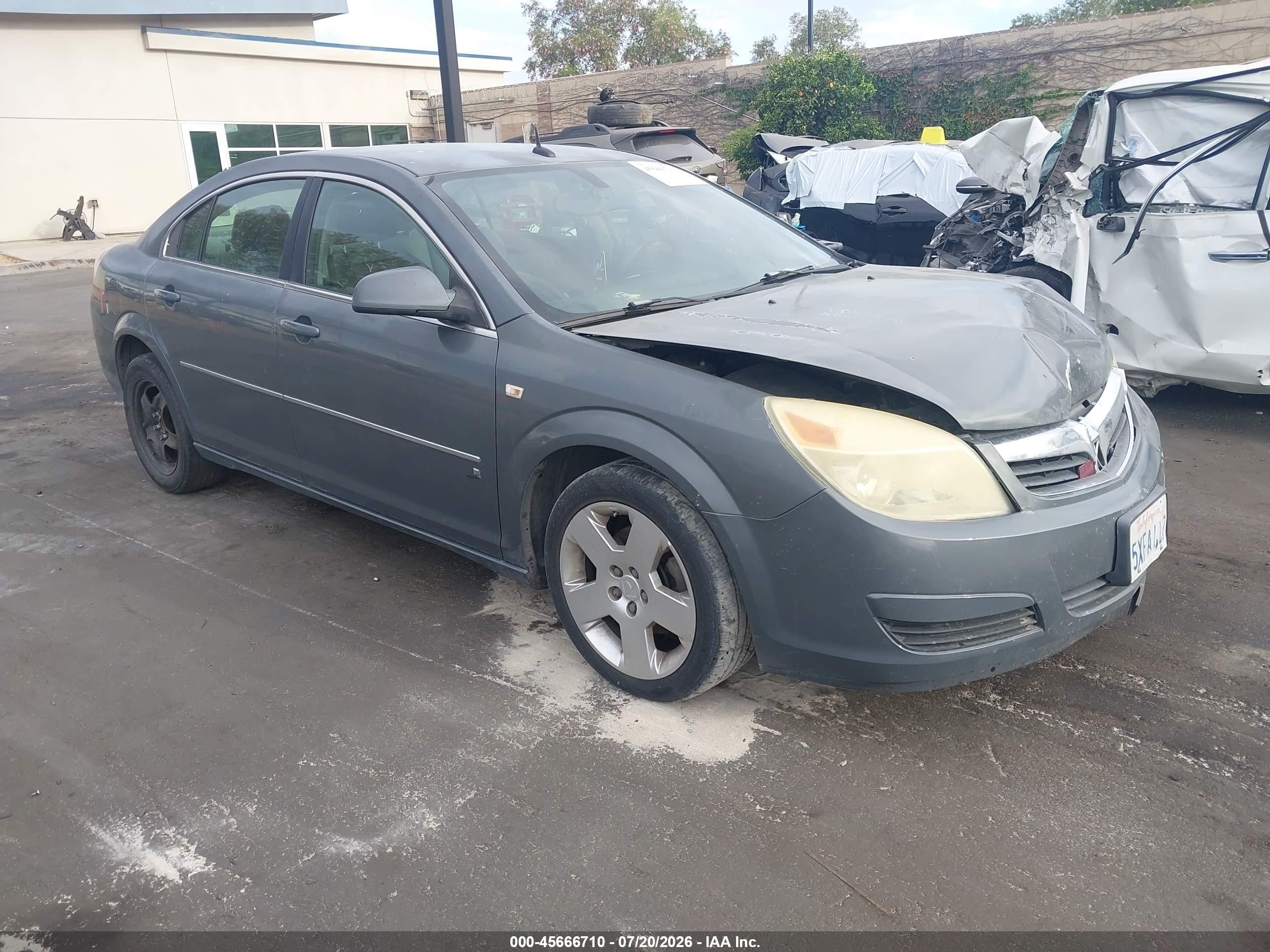 2007 Saturn Aura XE, VIN 1G8ZS57N07F124223 — Перед