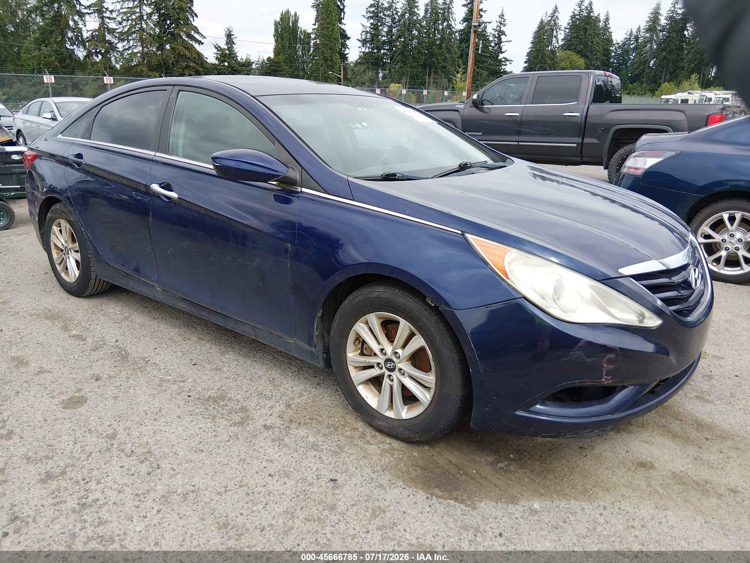 2012 Hyundai Sonata GLS, VIN 5NPEB4AC1CH309547 — Normal wear