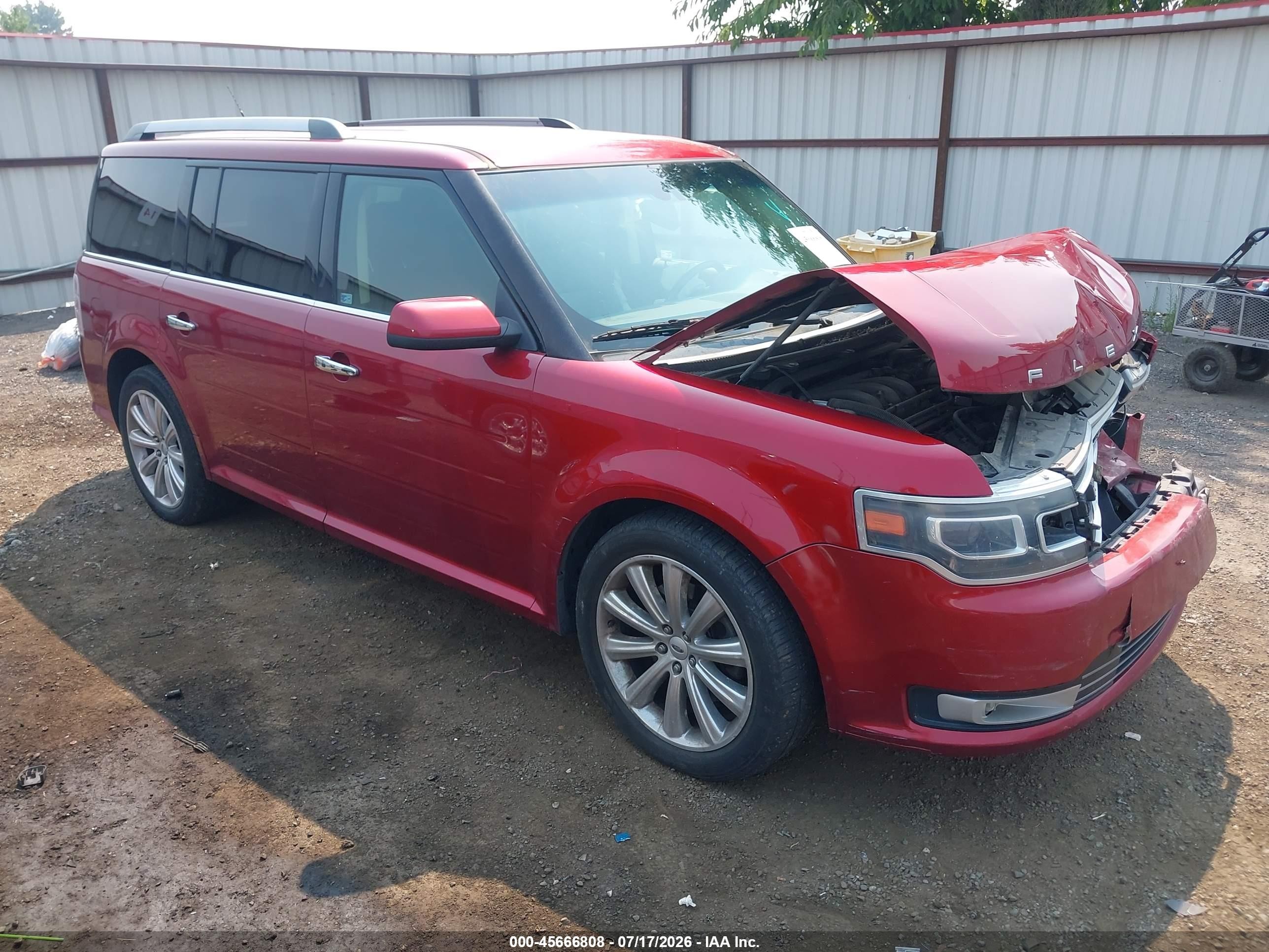2014 Ford Flex Limited, VIN 2FMHK6D81EBD23362 — Перед