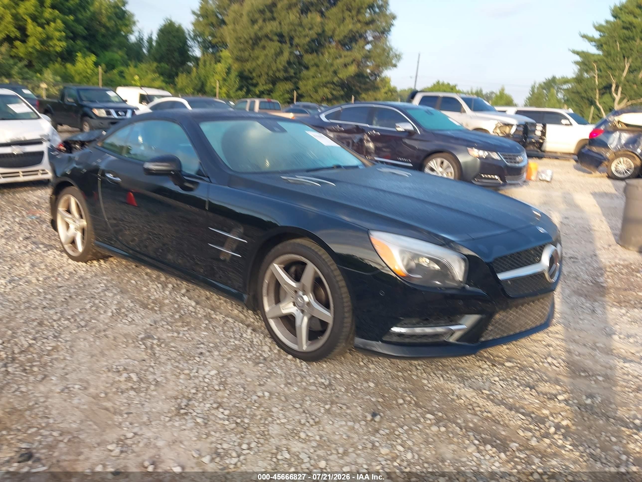2013 Mercedes-Benz SL 550, VIN WDDJK7DA3DF000805 — Rear end