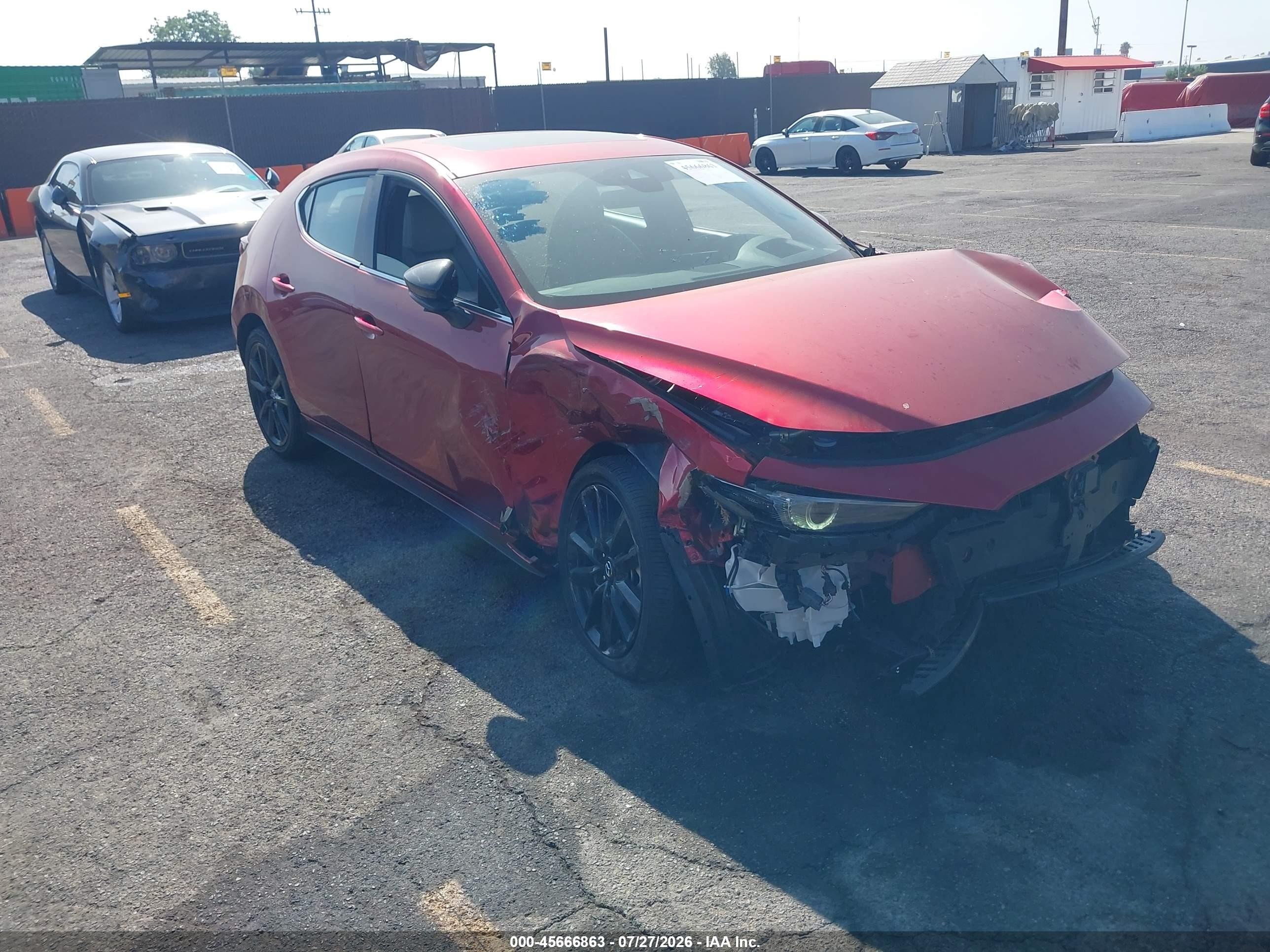 2023 Mazda 3 2.5 Turbo, VIN JM1BPBJY9P1620046 — Front end