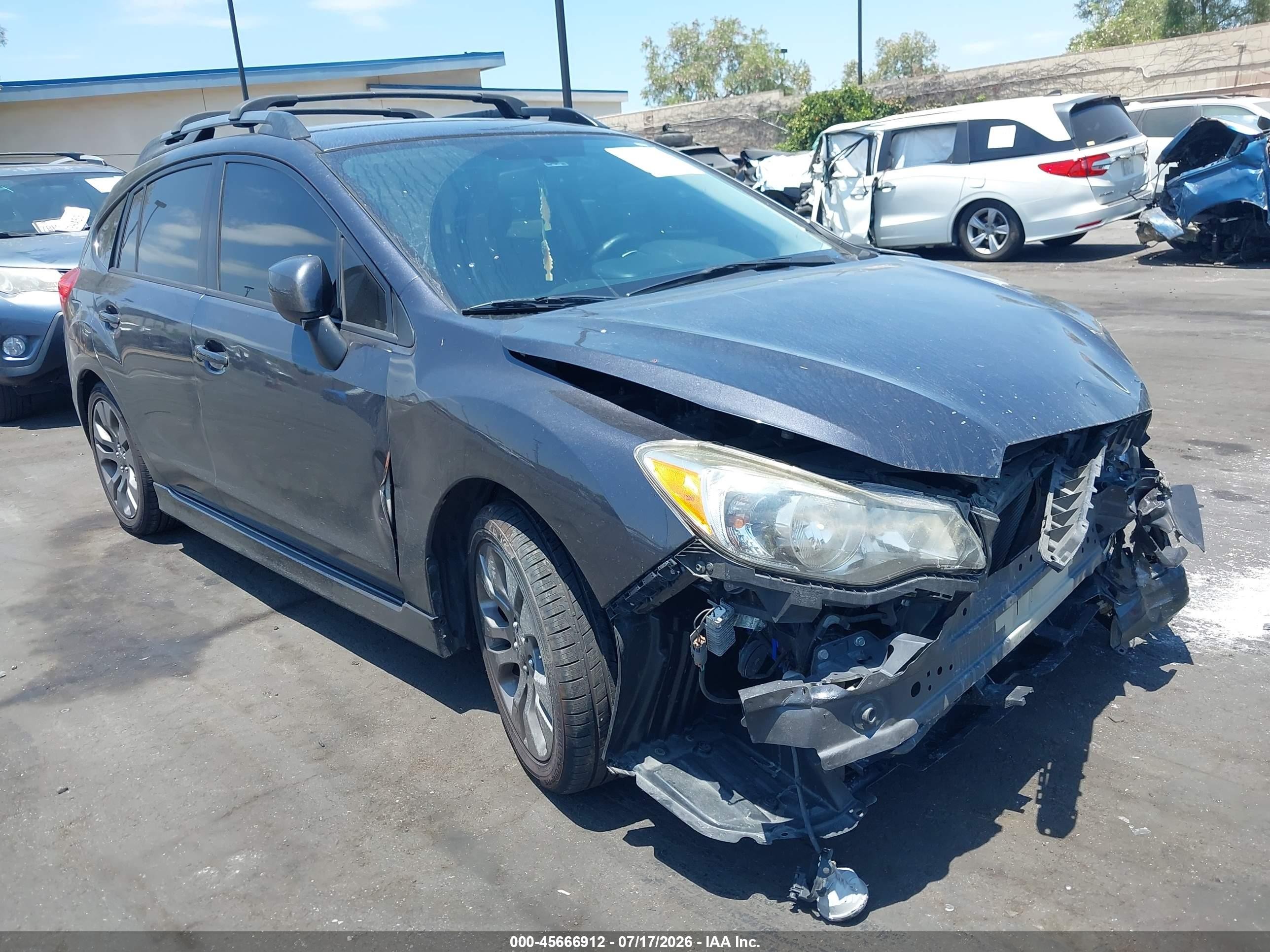 2014 Subaru Impreza Special Sports Premium, VIN JF1GPAL68E8224373 — Front end