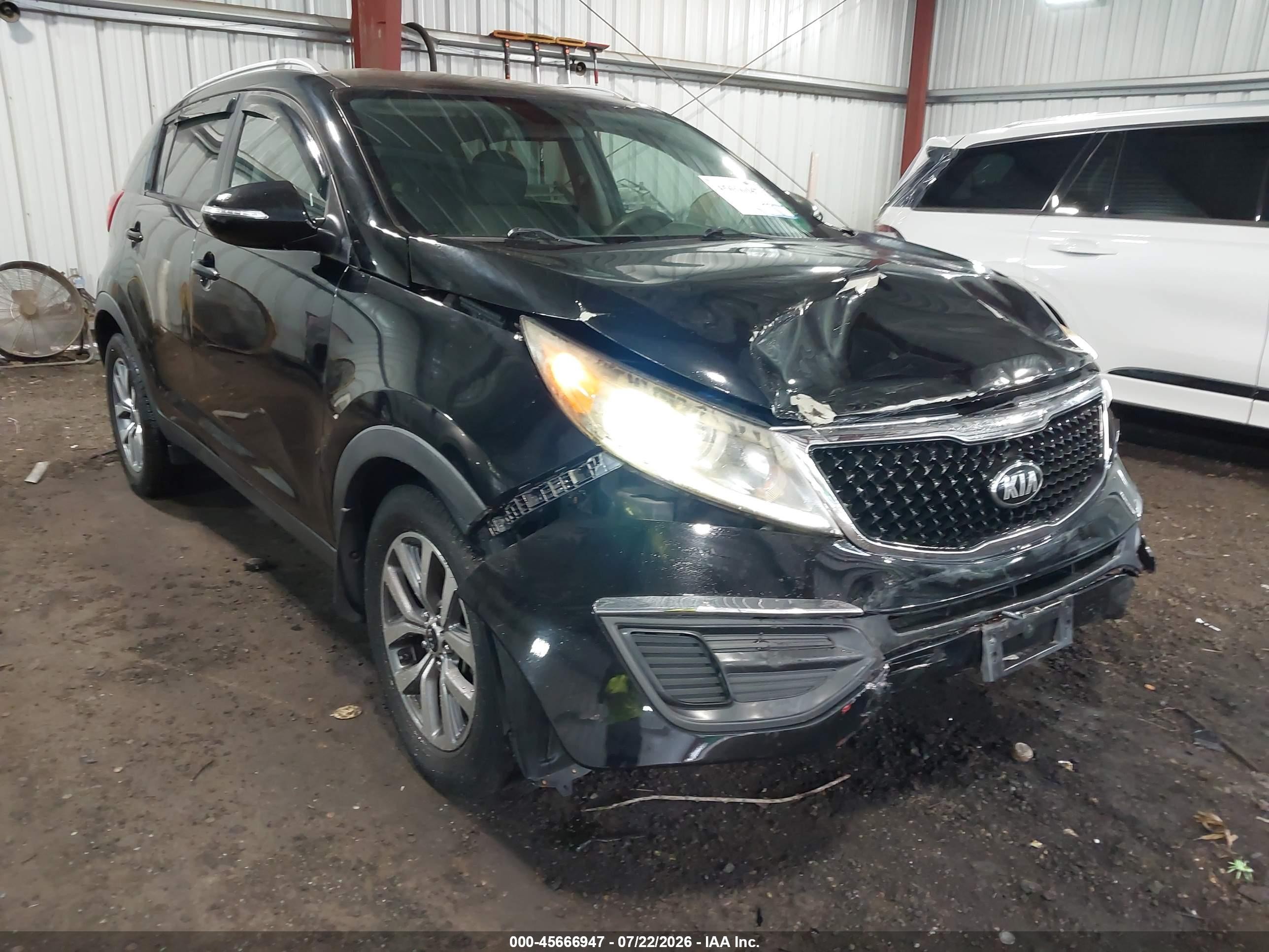 2015 Kia Sportage LX, VIN KNDPB3AC2F7782126 — Front end
