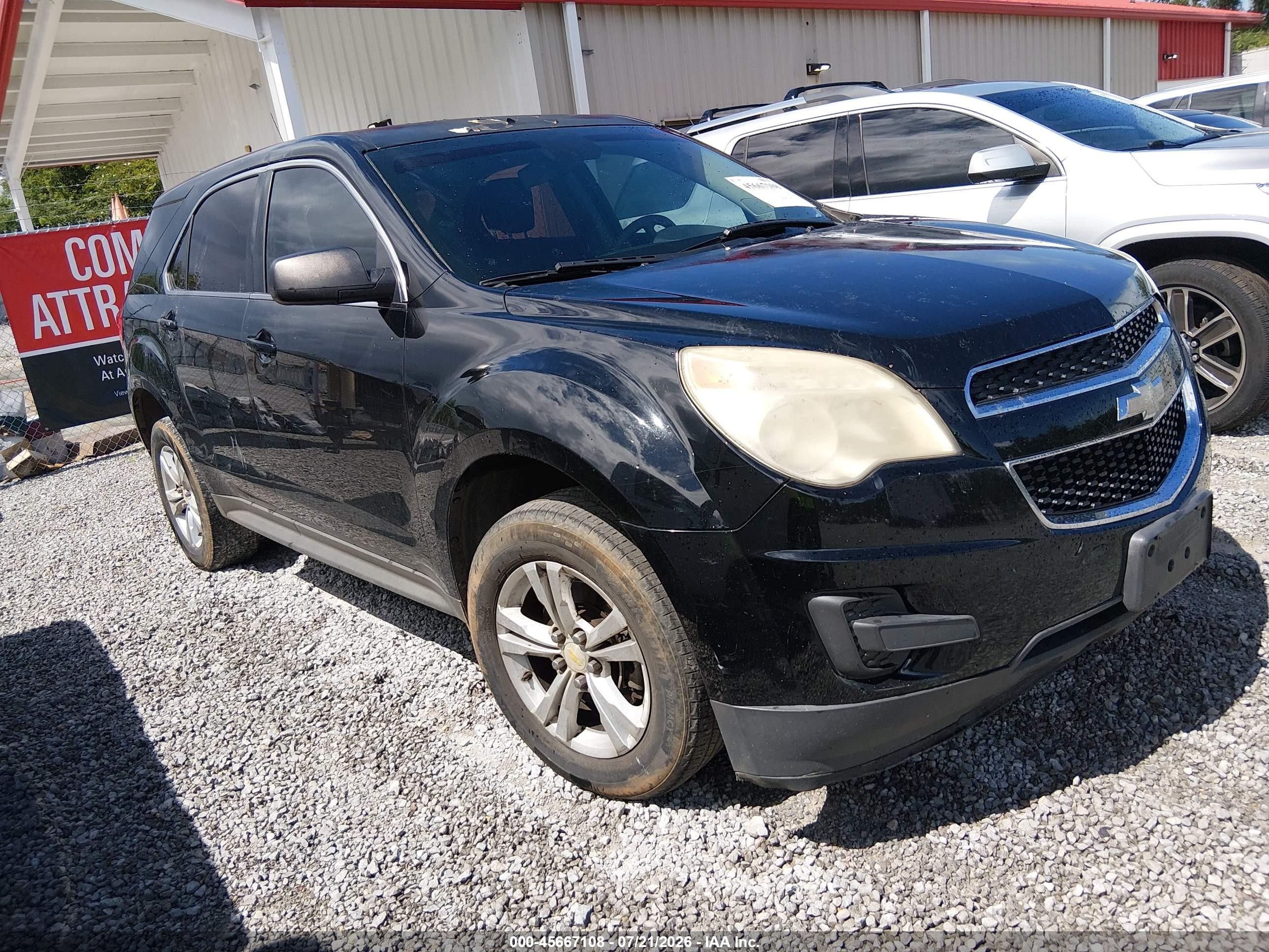 2012 Chevrolet Equinox LS, VIN 2GNALBEK0C6386813 — Normal wear
