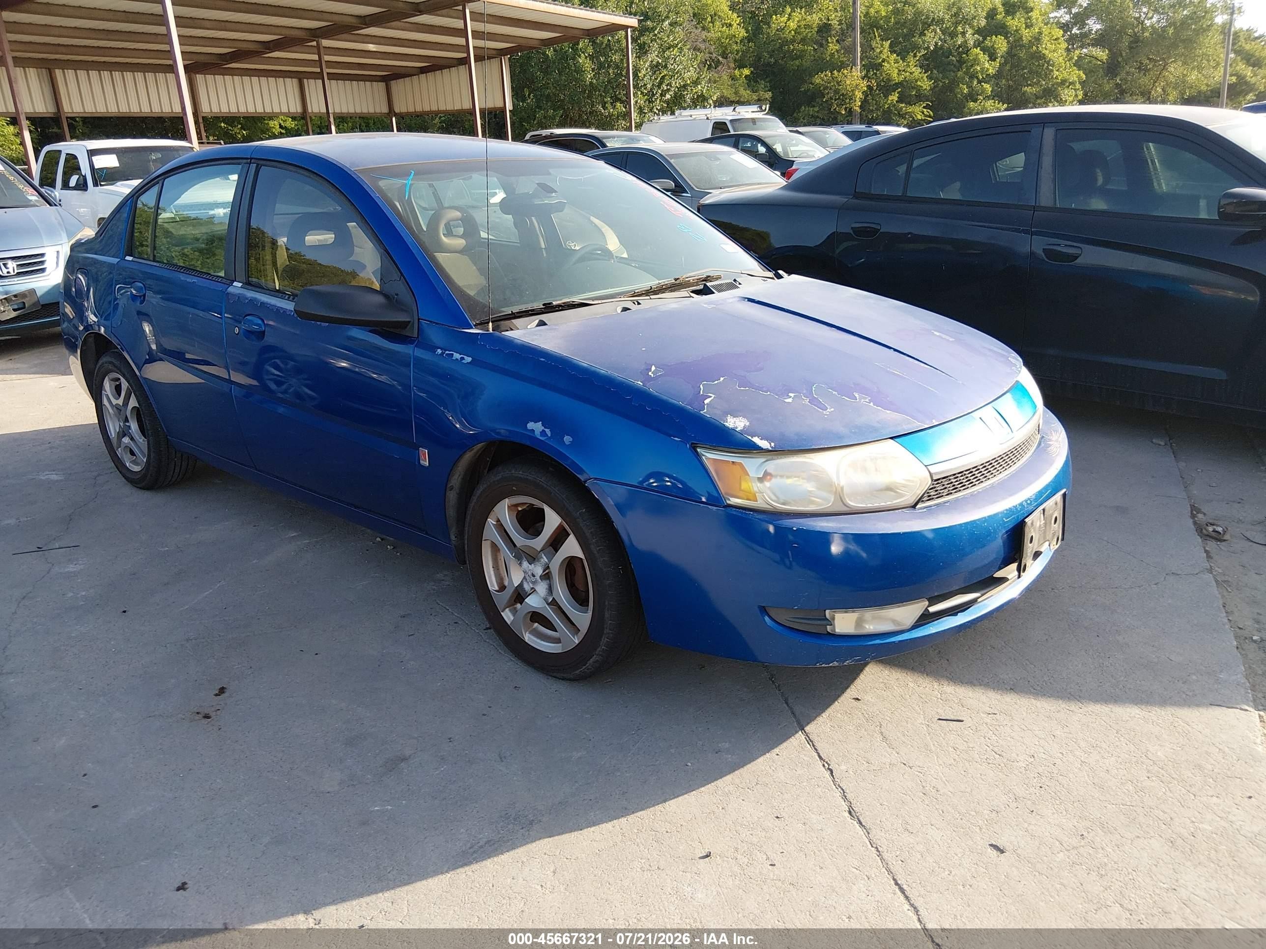 2003 Saturn ION ION 3, VIN 1G8AL52F43Z187005 — Обычный износ