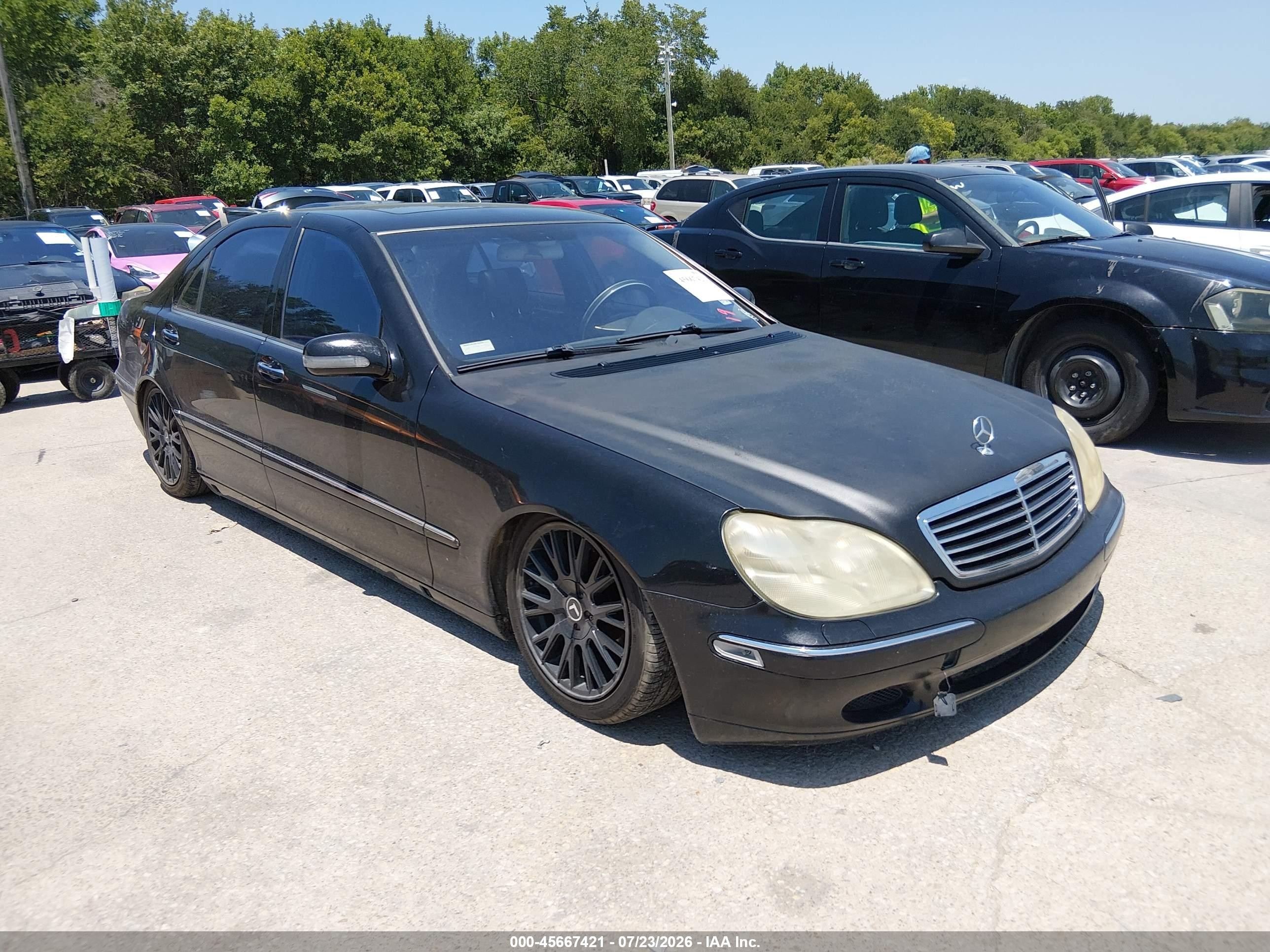 2001 Mercedes-Benz S 320/430/500, VIN WDBNG70J31A155168 — Обычный износ