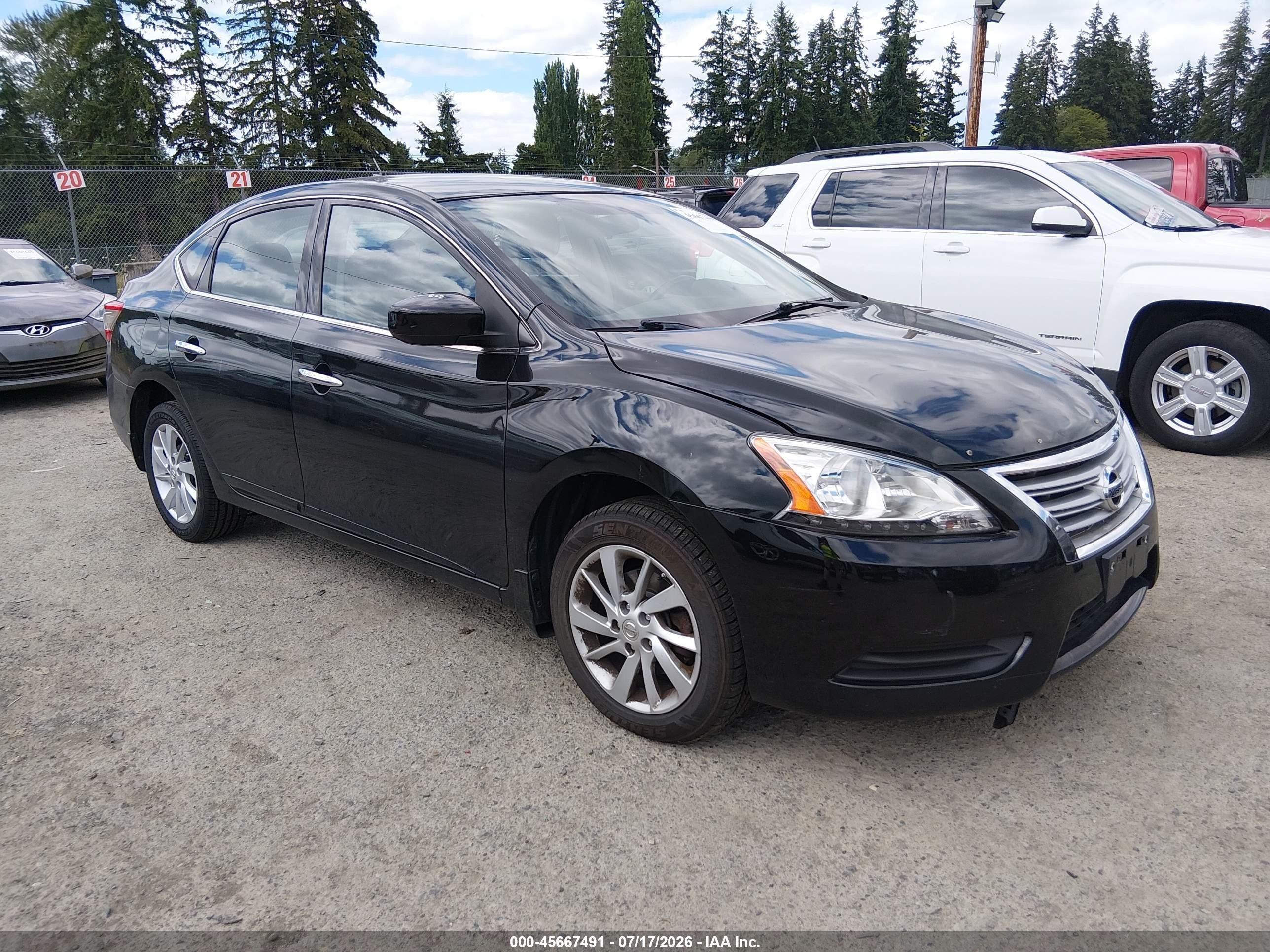 2014 Nissan Sentra SL, VIN 3N1AB7APXEY272350 — Обычный износ