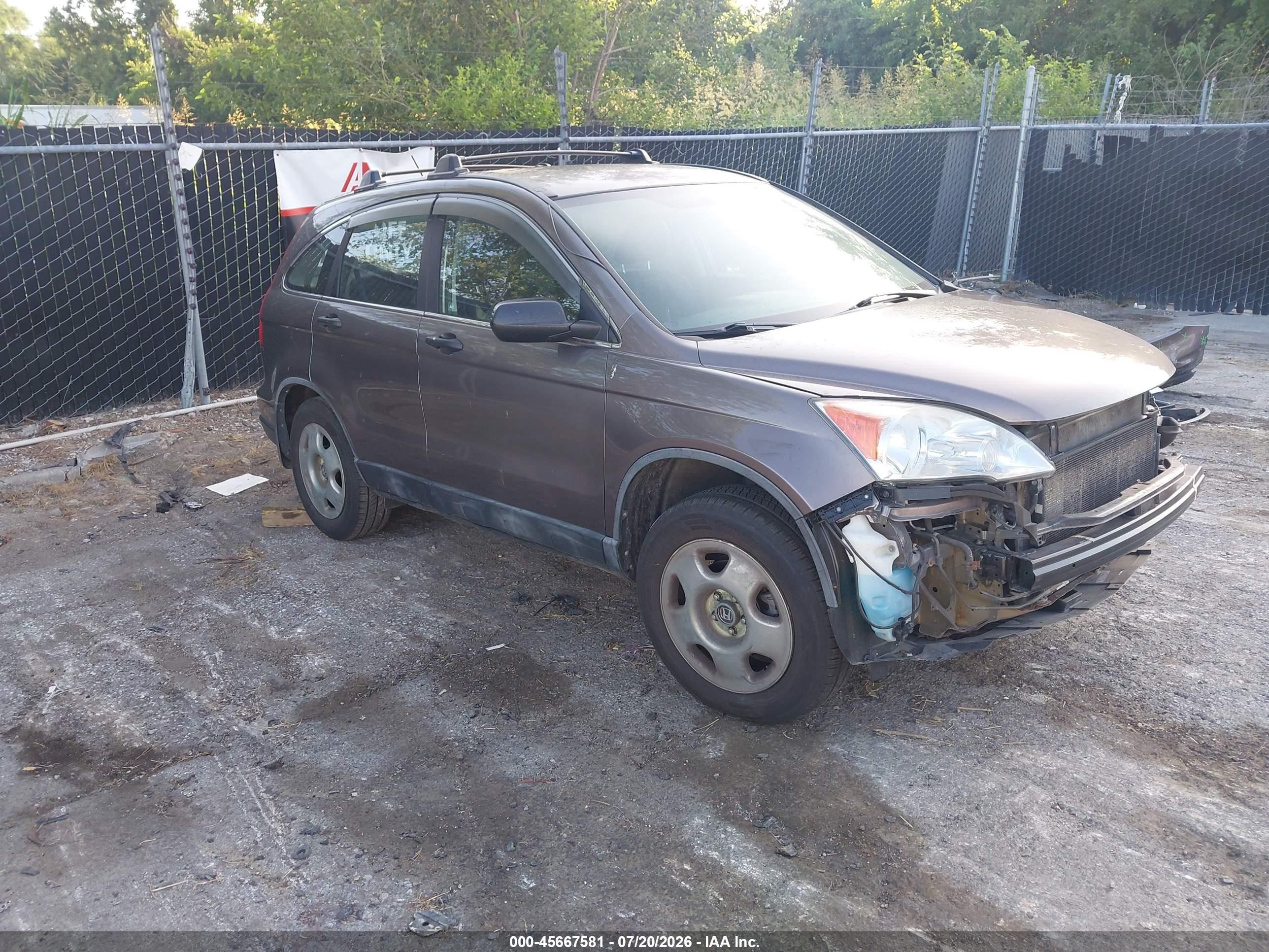 2011 Honda CR-V LX, VIN 5J6RE4H3XBL058465 — Front end