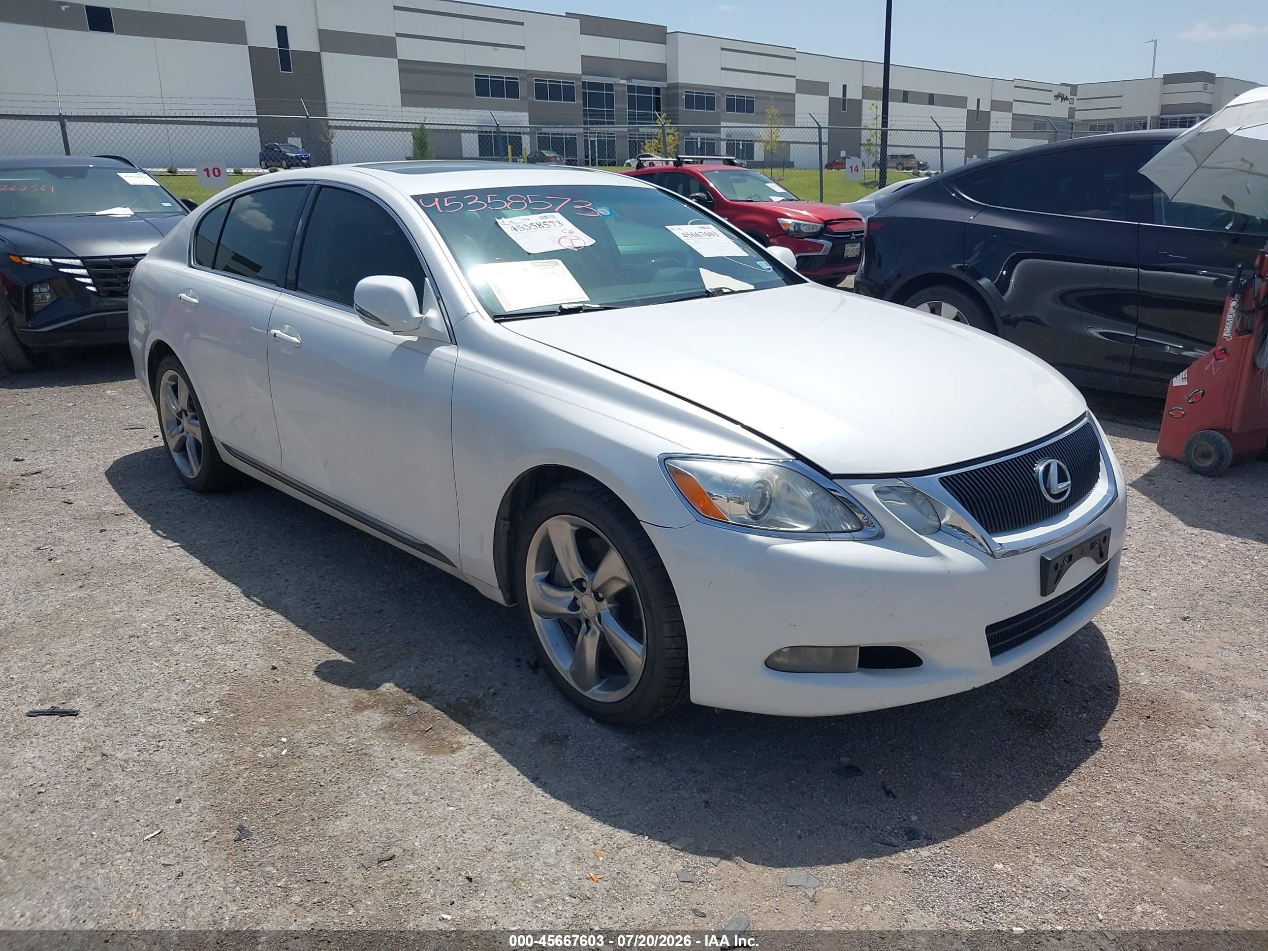 2008 Lexus GS 350, VIN JTHBE96SX80041267 — Front end