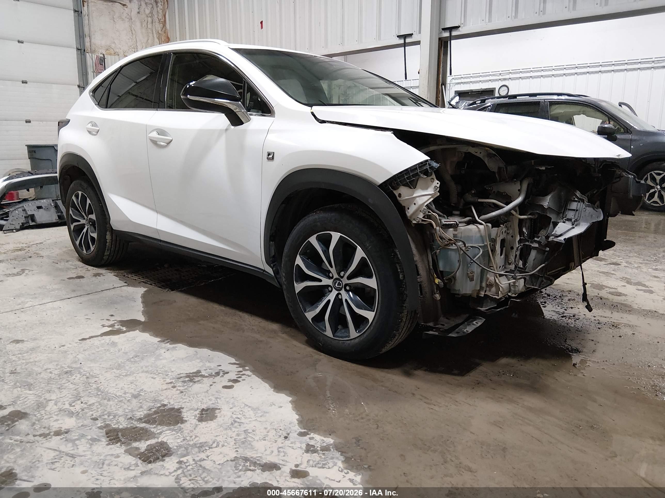 2016 Lexus NX 200t, VIN JTJBARBZ9G2073045 — Front end