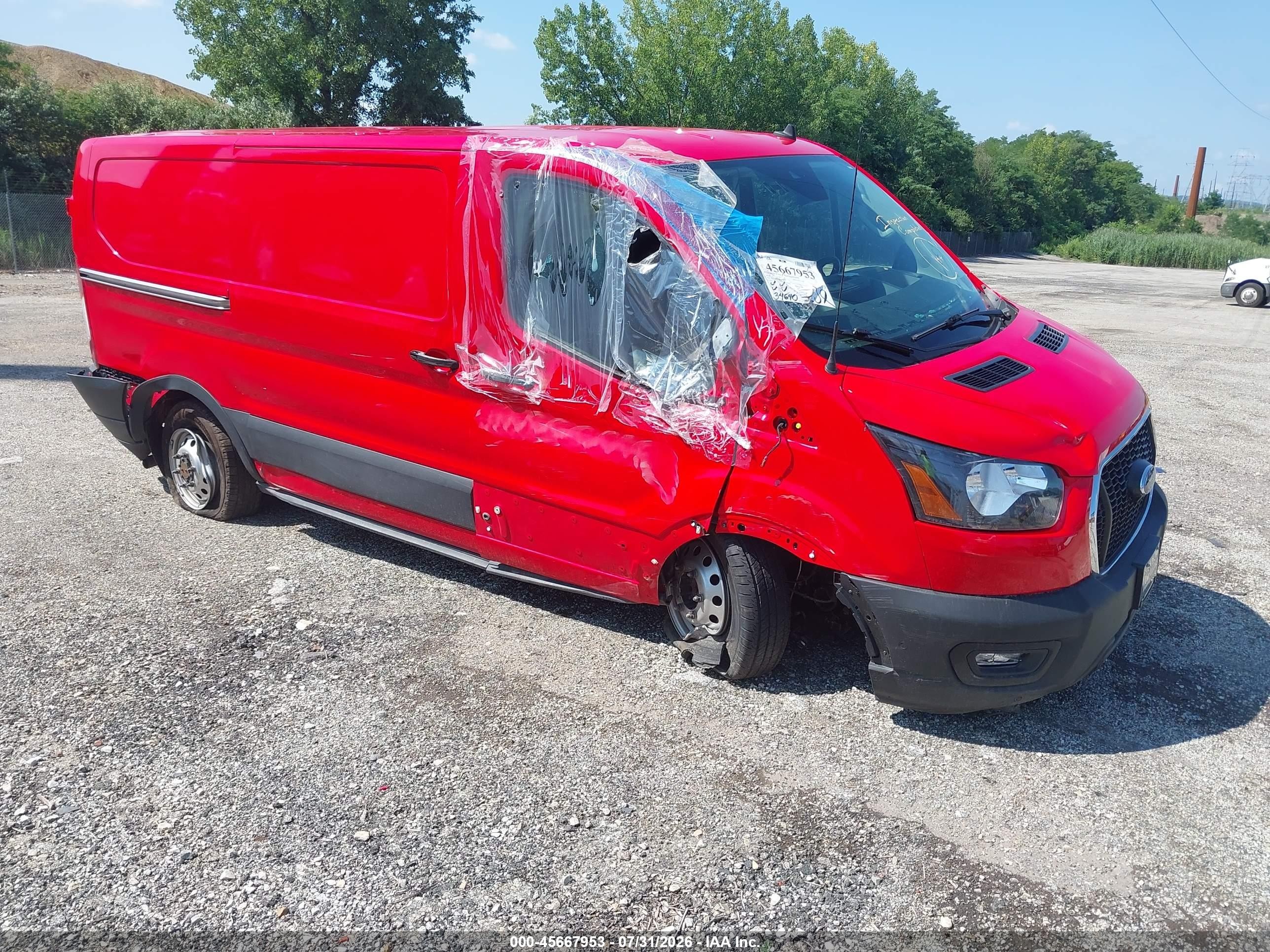 2024 Ford Transit Cargo, VIN 1FTYE2Y81RKA11875 — Side