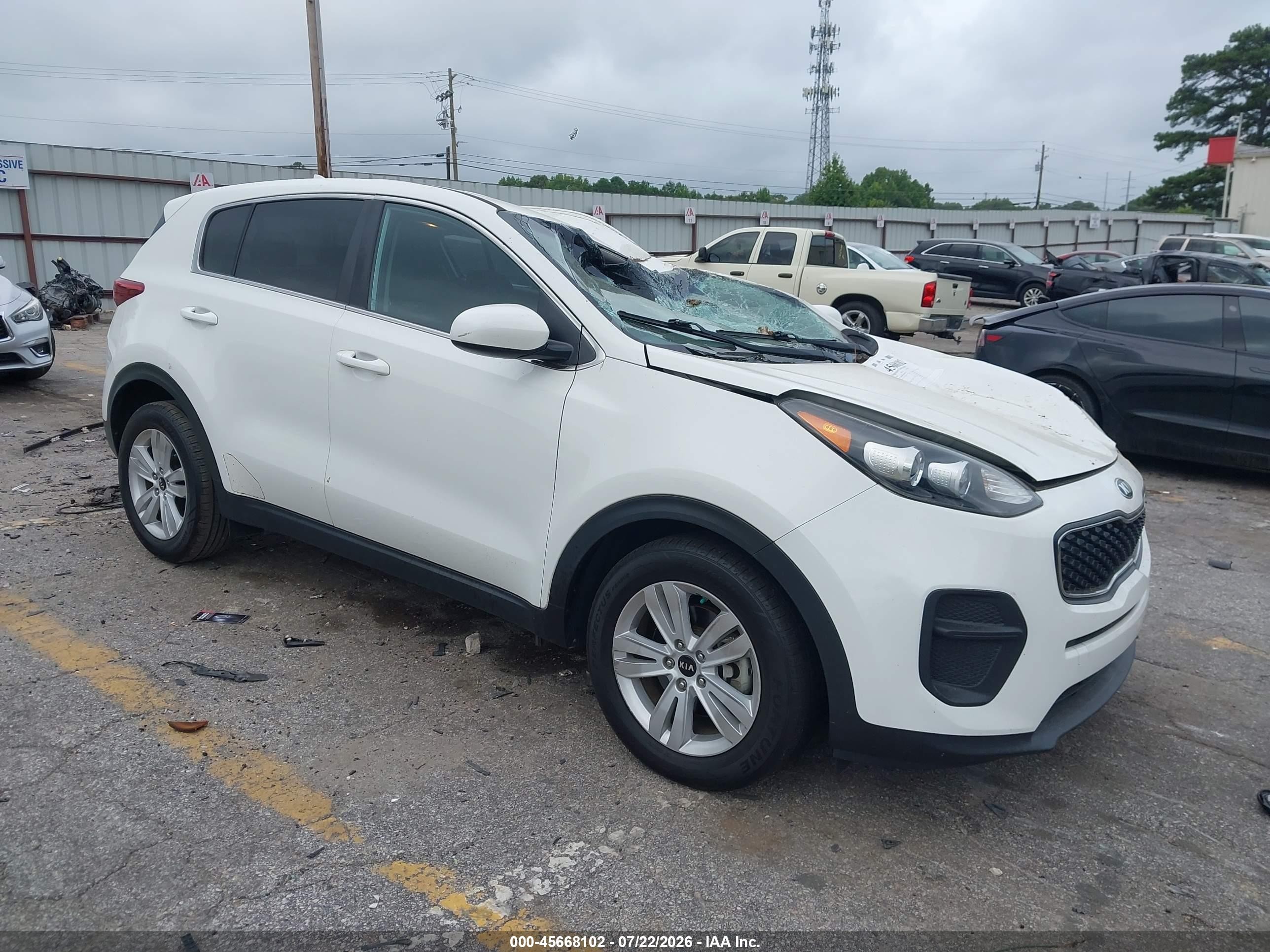2019 Kia Sportage LX, VIN KNDPM3AC8K7491747 — Крыша