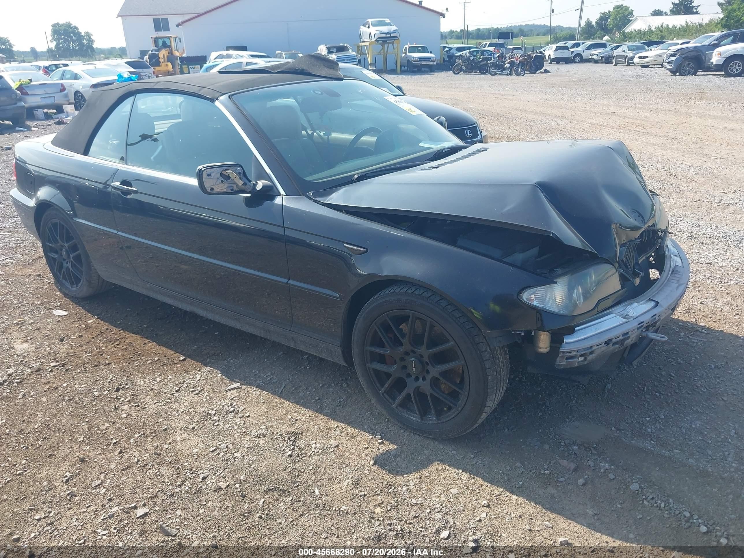 2006 BMW 3 Series 330Ci, VIN WBABW53446PZ40625 — Front end