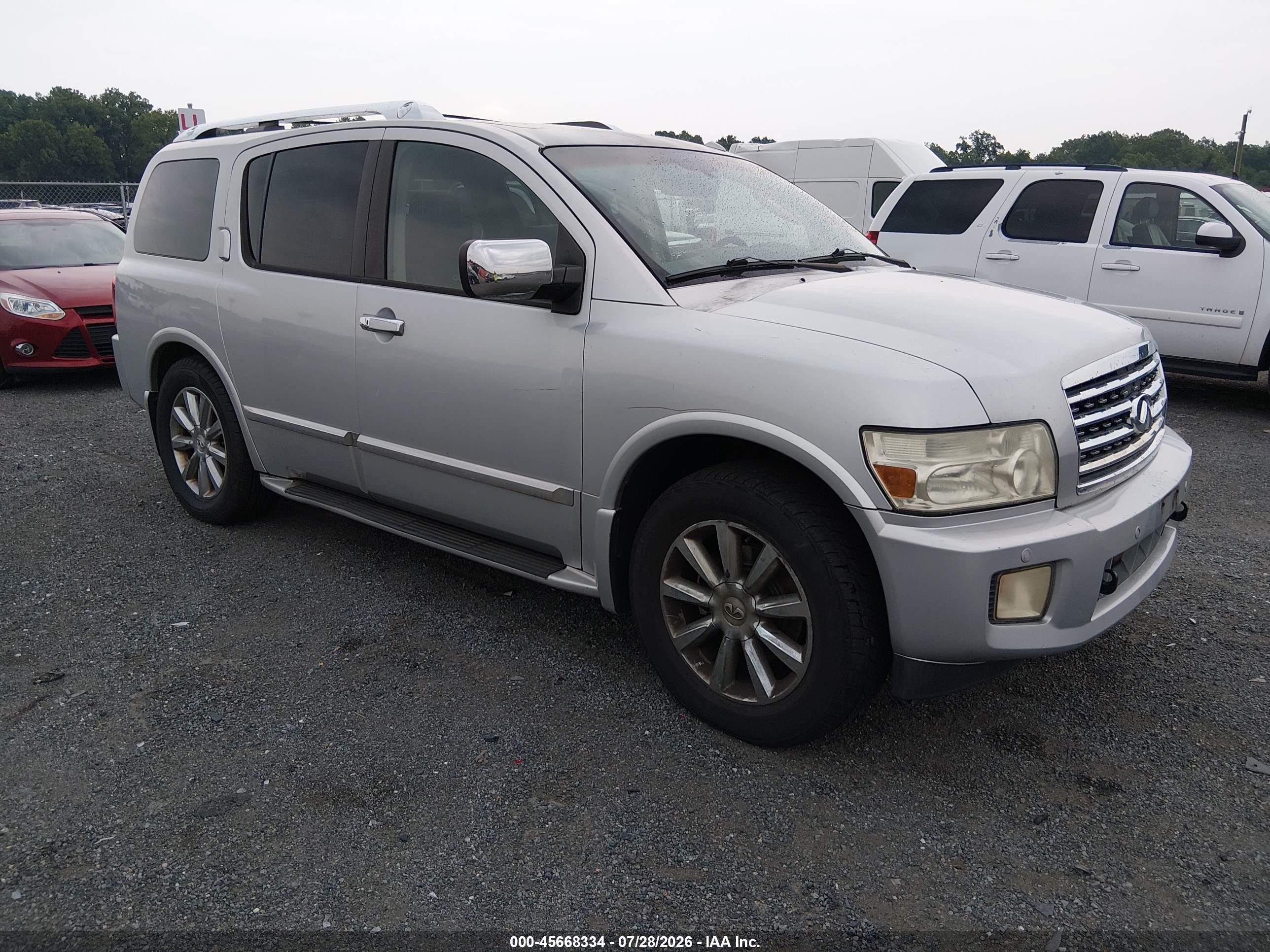 2008 Infiniti QX56, VIN 5N3AA08C48N910946 — Normal wear