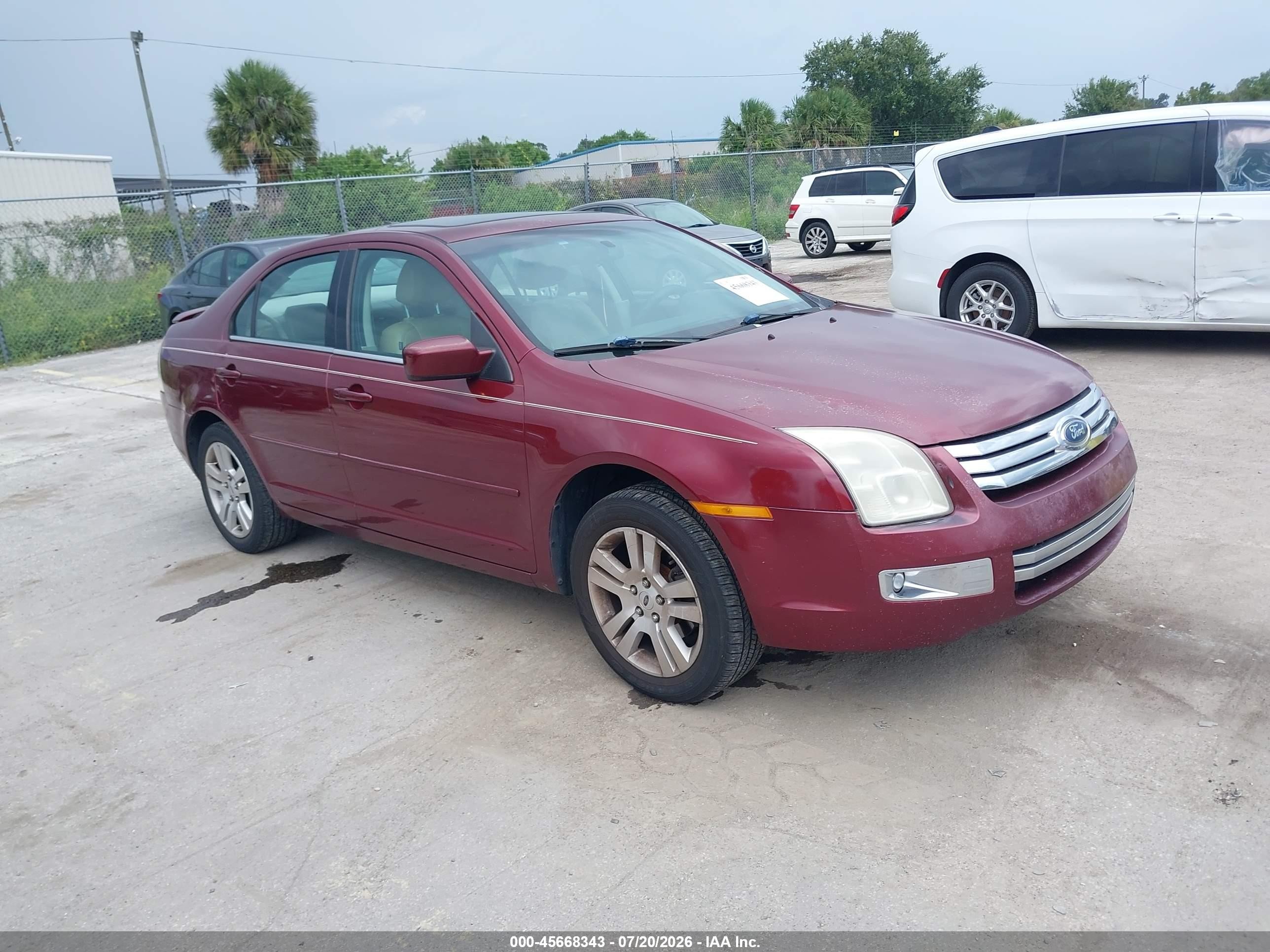 2007 Ford Fusion SEL, VIN 3FAHP08137R173846 — Rear end