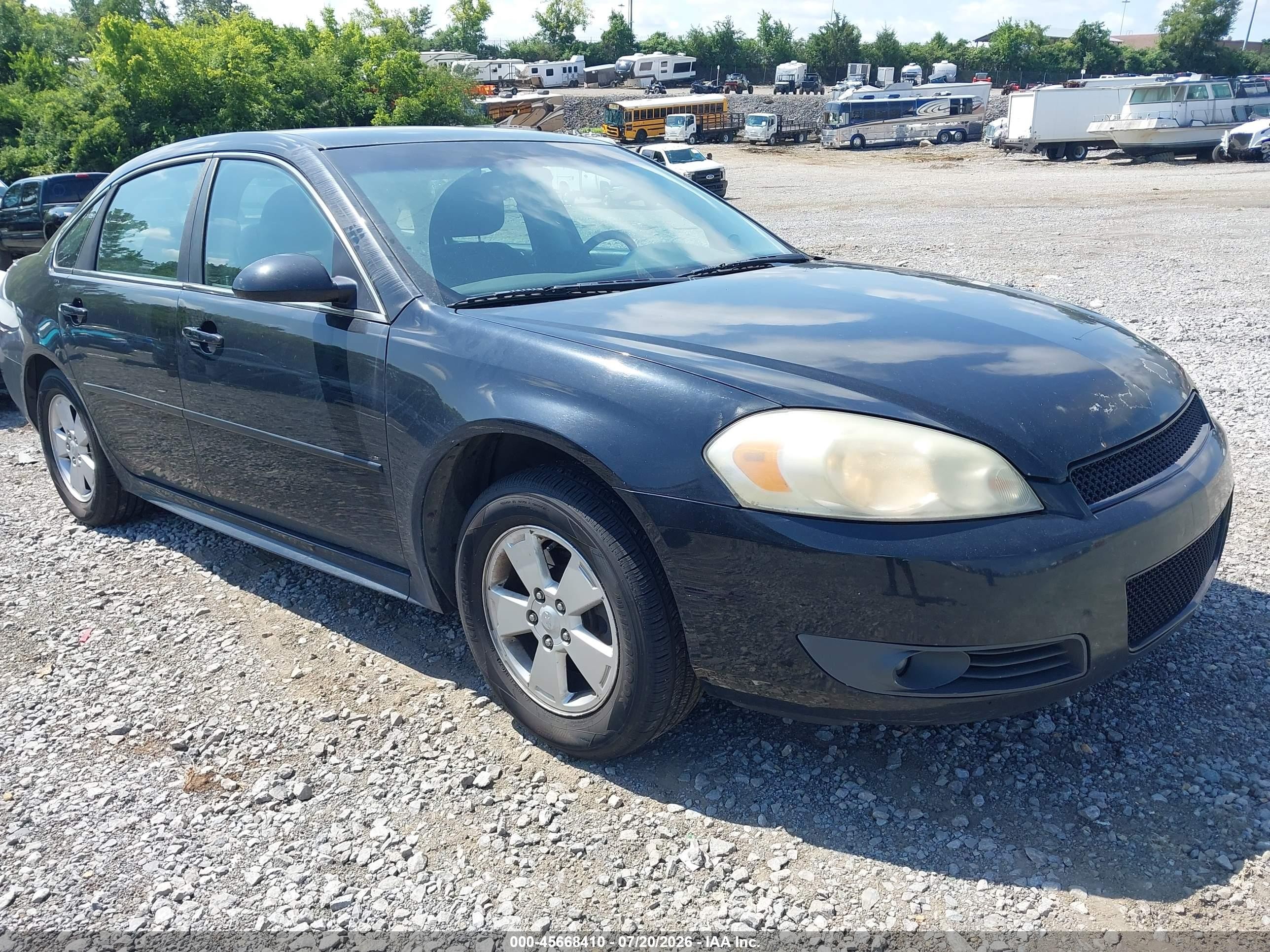 2010 Chevrolet Impala LT, VIN 2G1WB5EK0A1241244 — Rear end