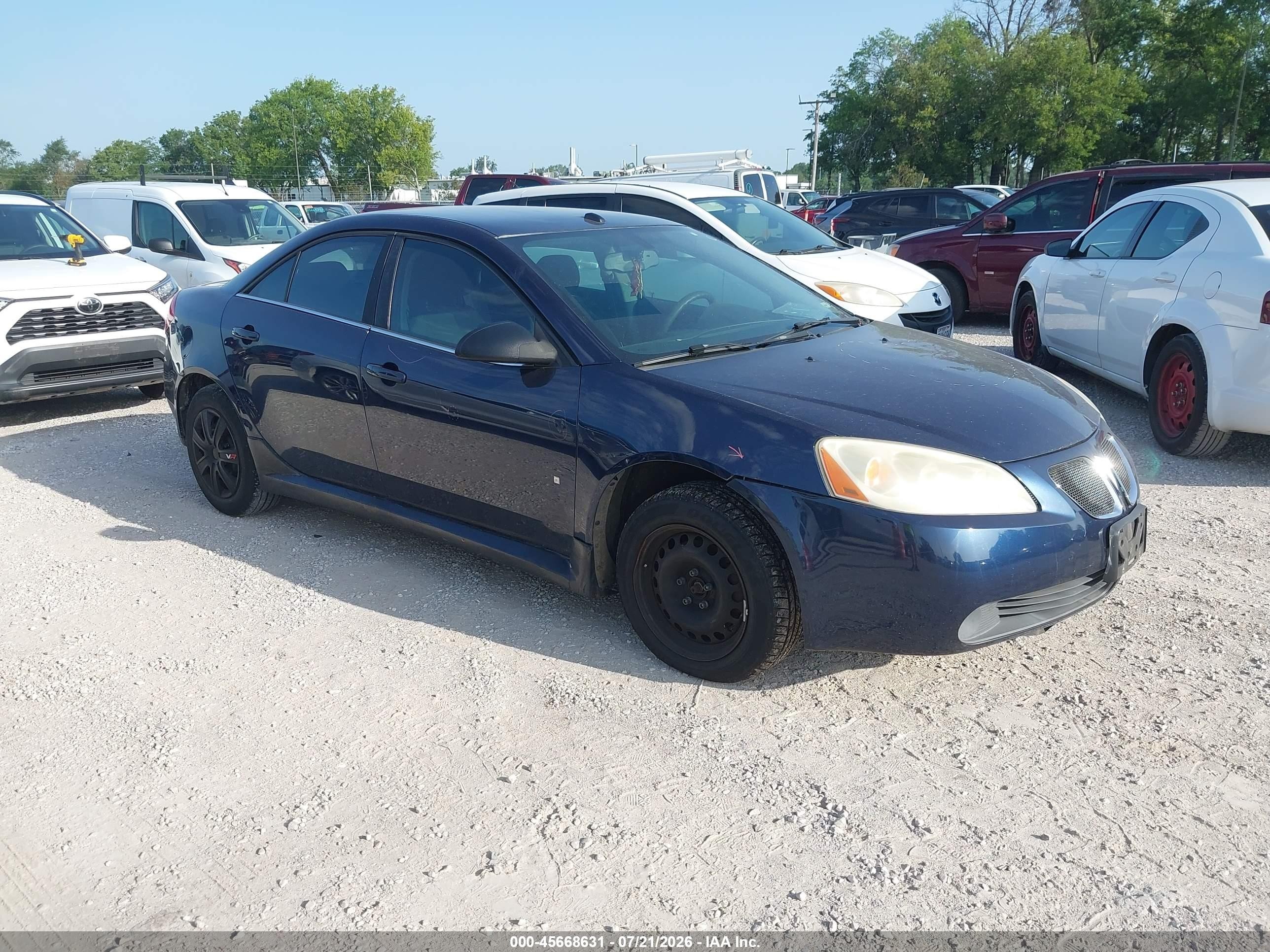 2008 Pontiac G6 1SV Value Leader, VIN 1G2ZF57B584229485 — Rear end