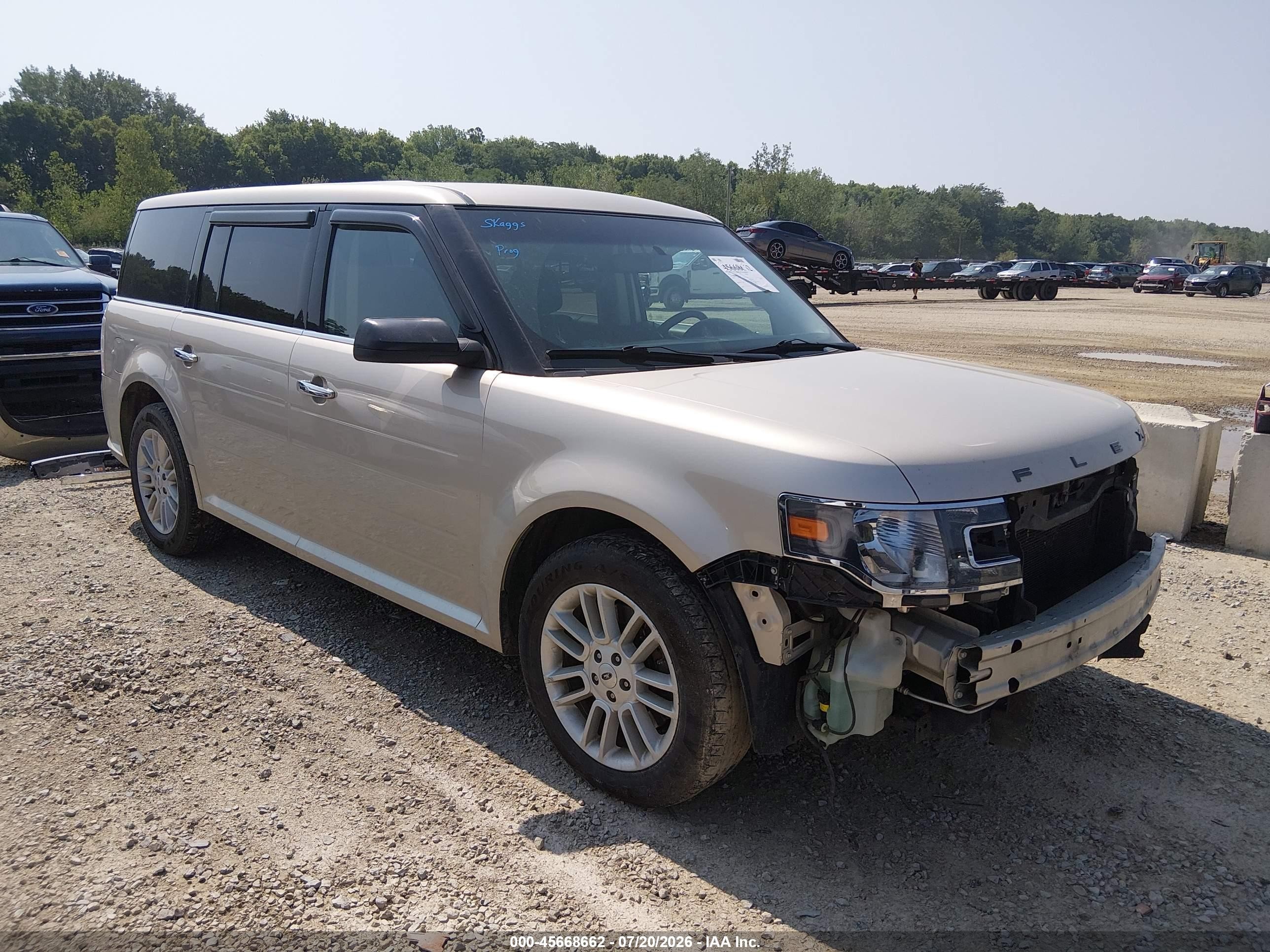 2018 Ford Flex SEL, VIN 2FMHK6C81JBA06063 — Front end