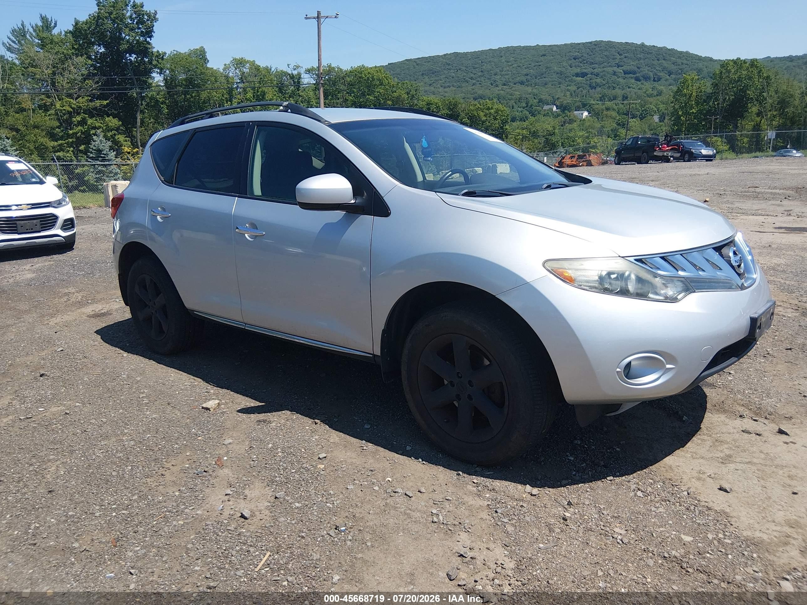 2009 Nissan Murano S, VIN JN8AZ18W39W111956 — Normal wear
