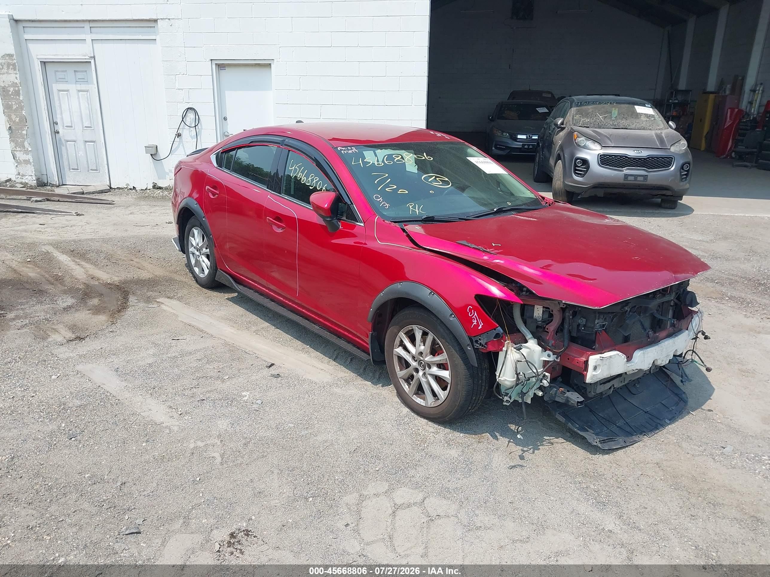 2014 Mazda 6 i Sport, VIN JM1GJ1U56E1107983 — Перед
