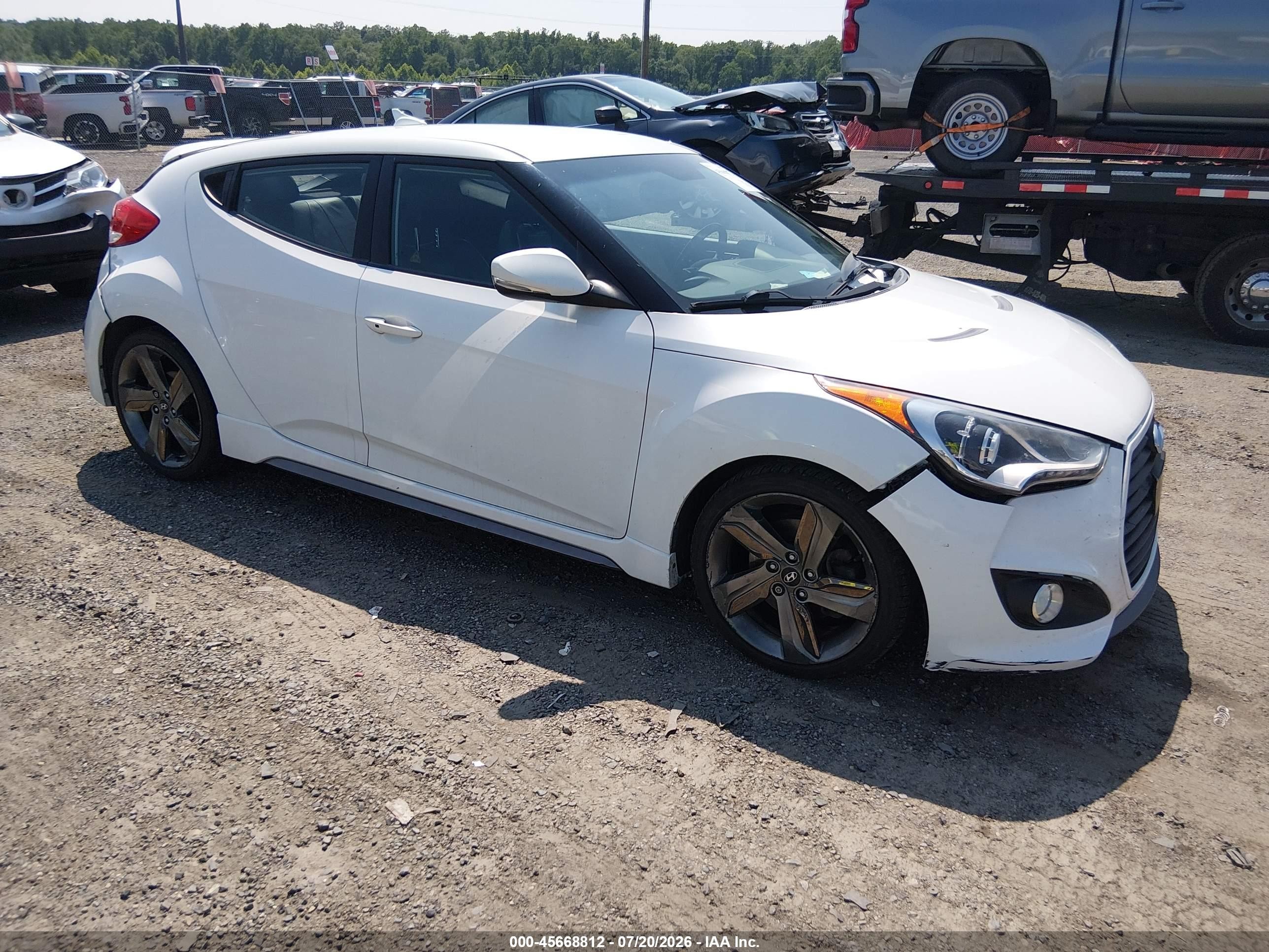 2015 Hyundai Veloster Turbo, VIN KMHTC6AE6FU223206 — Не указано