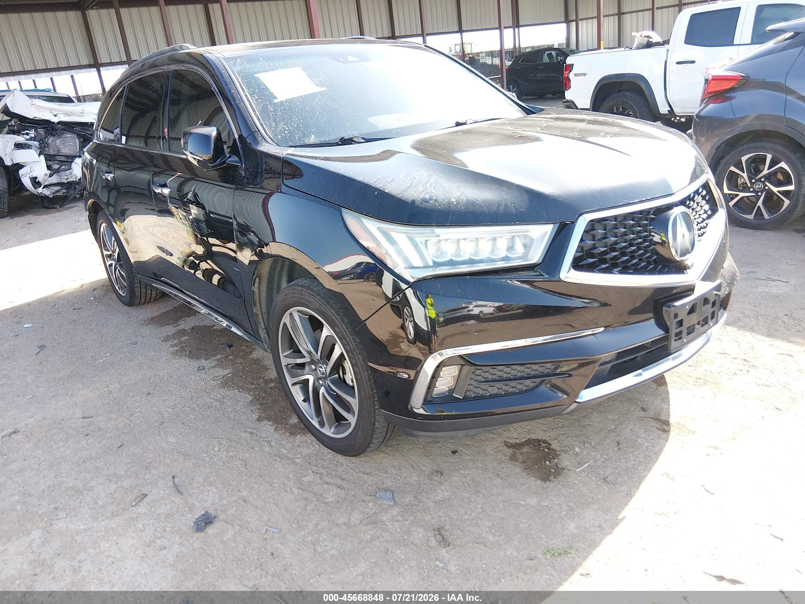 2017 Acura MDX Advance, VIN 5FRYD3H94HB011140 — Rear end