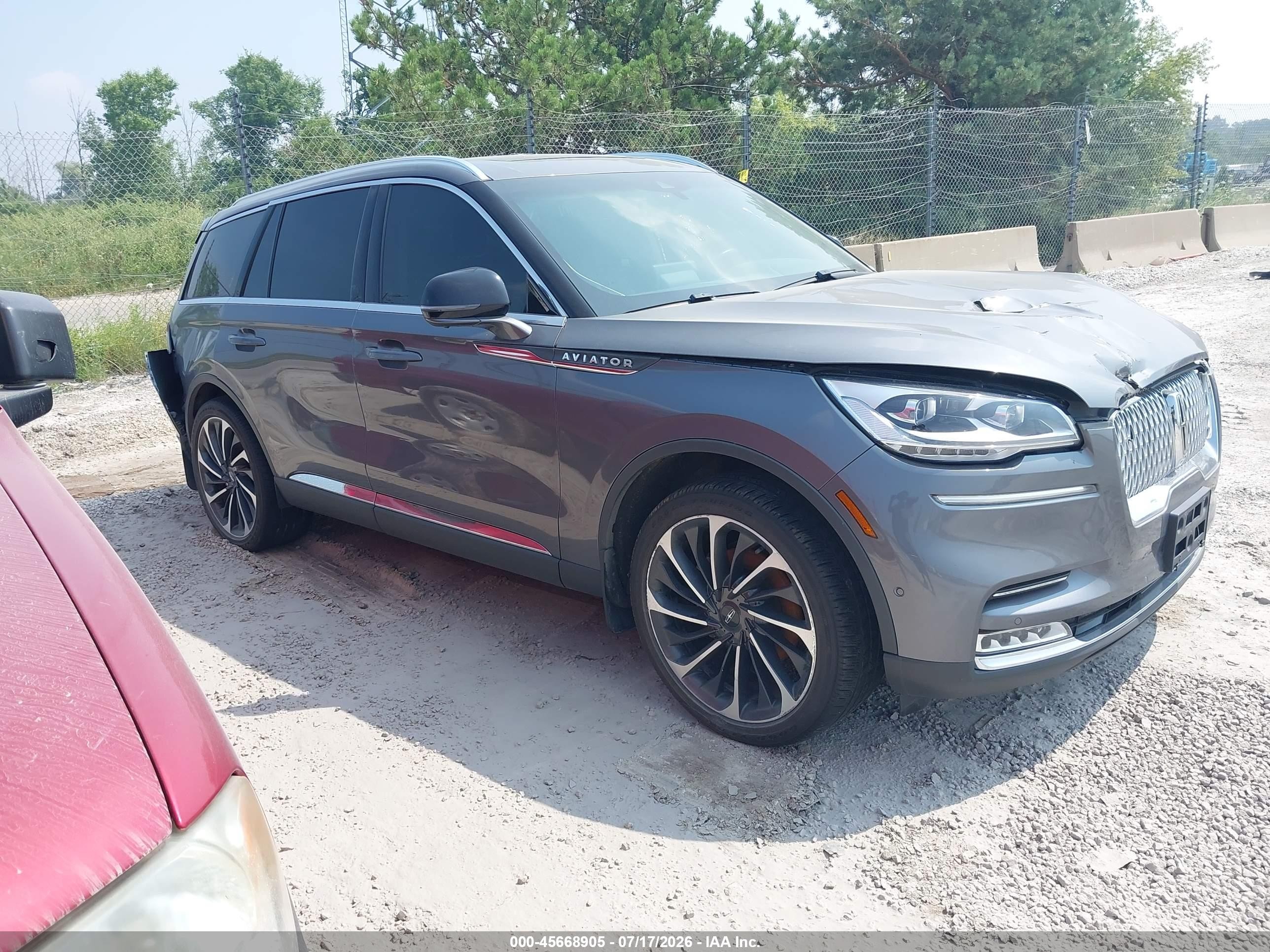 2021 Lincoln Aviator Reserve, VIN 5LM5J7XC6MGL05665 — All over