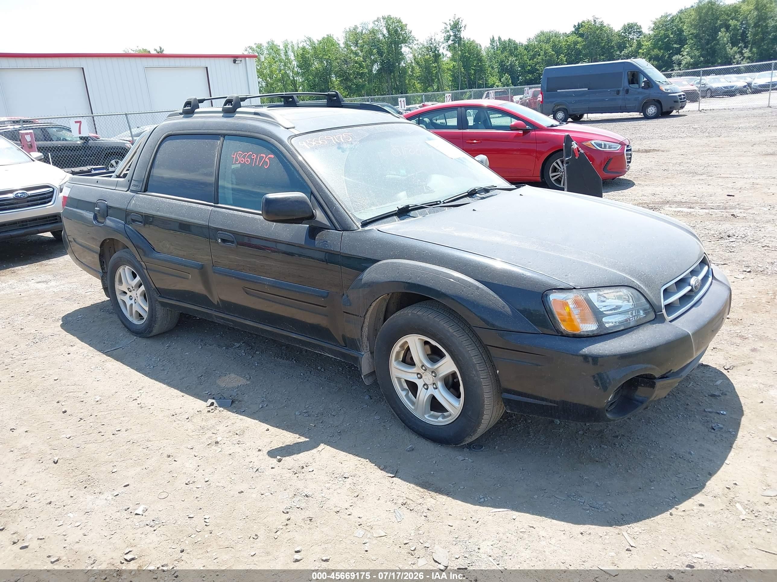 2006 Subaru Baja Special Sports, VIN 4S4BT62CX67100340 — Rear end