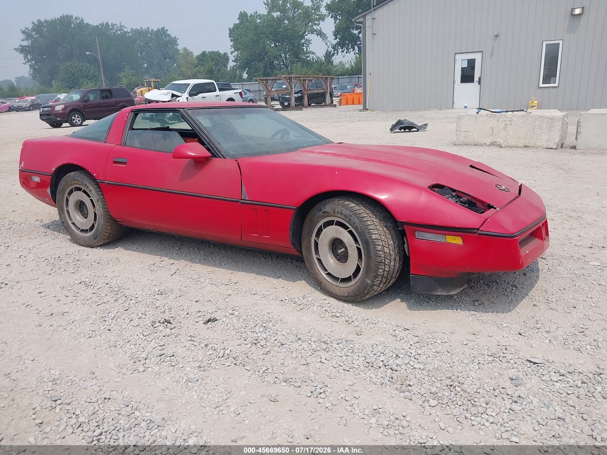 1984 Chevrolet Corvette, VIN 1G1AY0785E5111896 — Normal wear