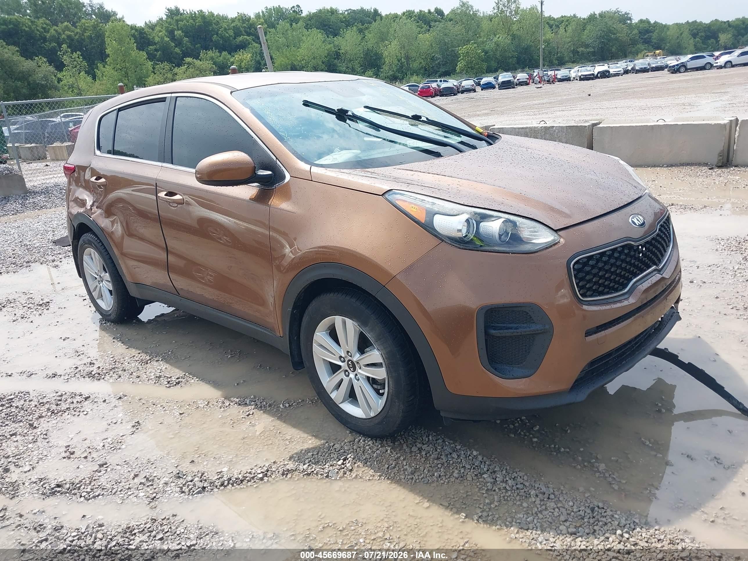 2019 Kia Sportage LX, VIN KNDPM3AC3K7622020 — Theft recovery