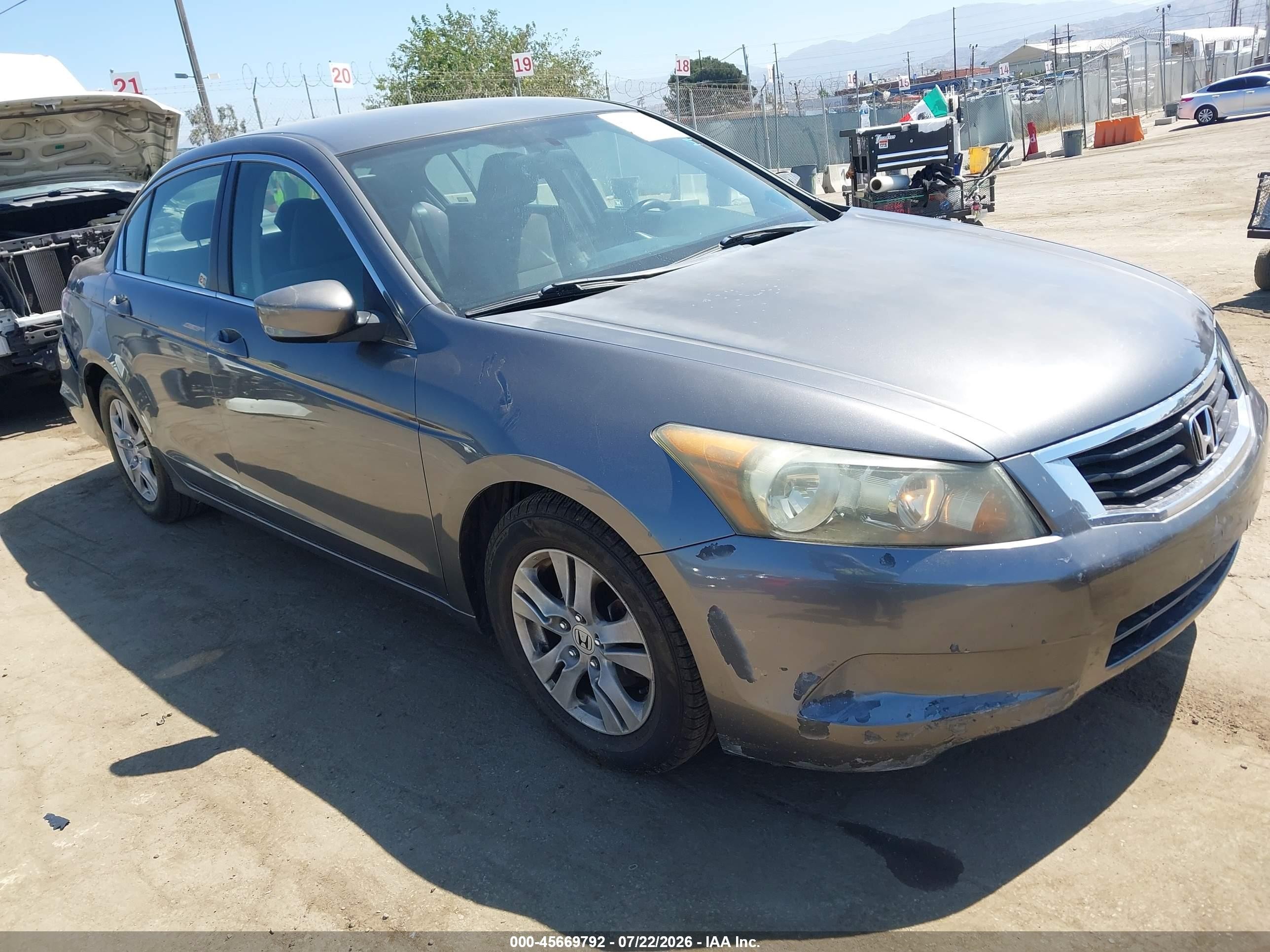2010 Honda Accord LX-P, VIN 1HGCP2F45AA126155 — Rear end