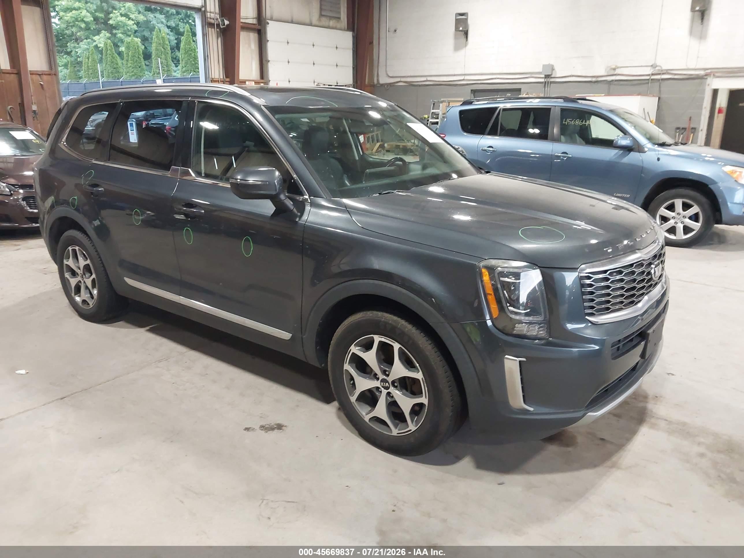 2020 Kia Telluride EX, VIN 5XYP3DHCXLG031122 — Зад