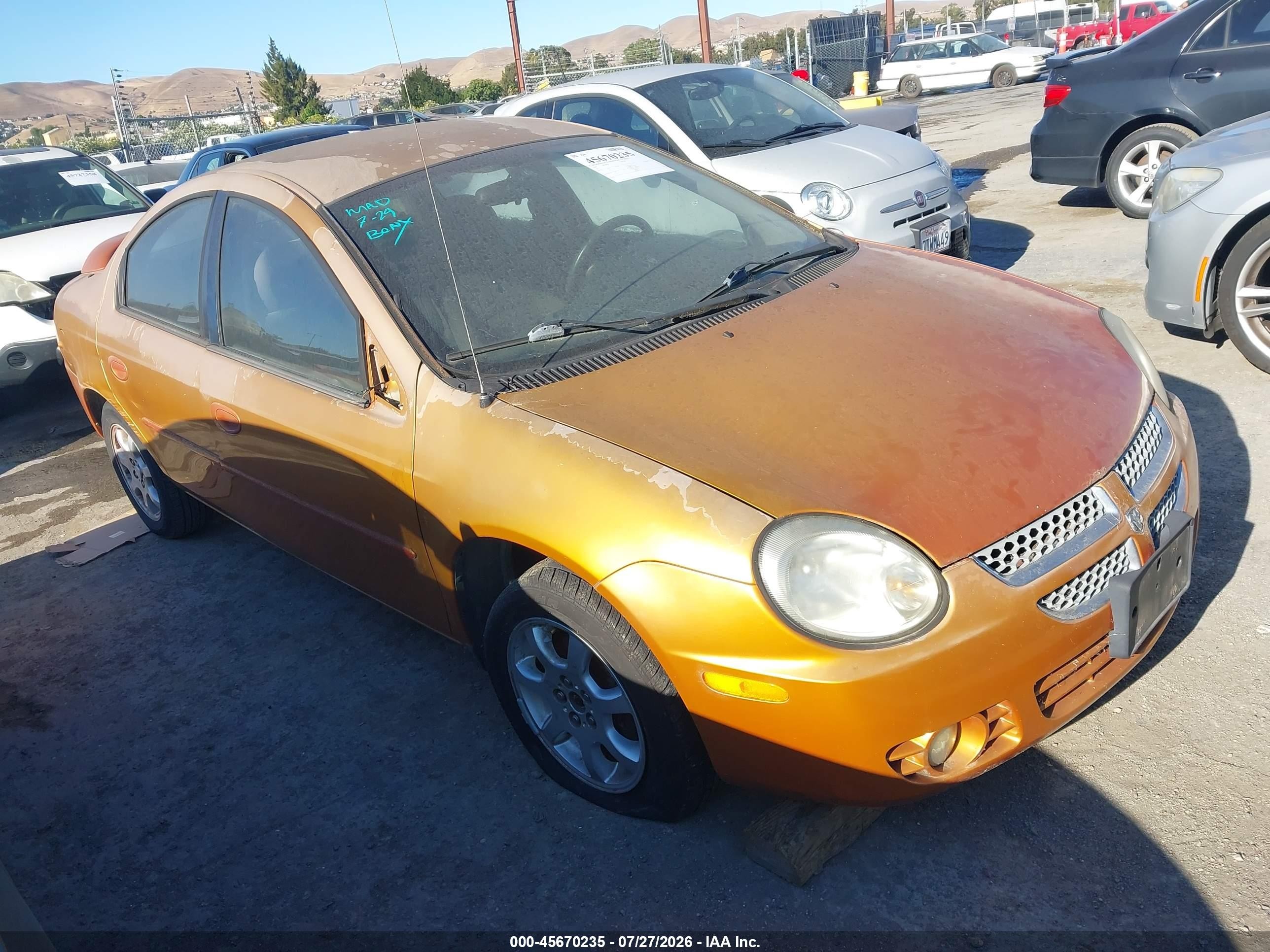 2005 Dodge Neon SXT, VIN 1B3ES56CX5D199686 — Normal wear